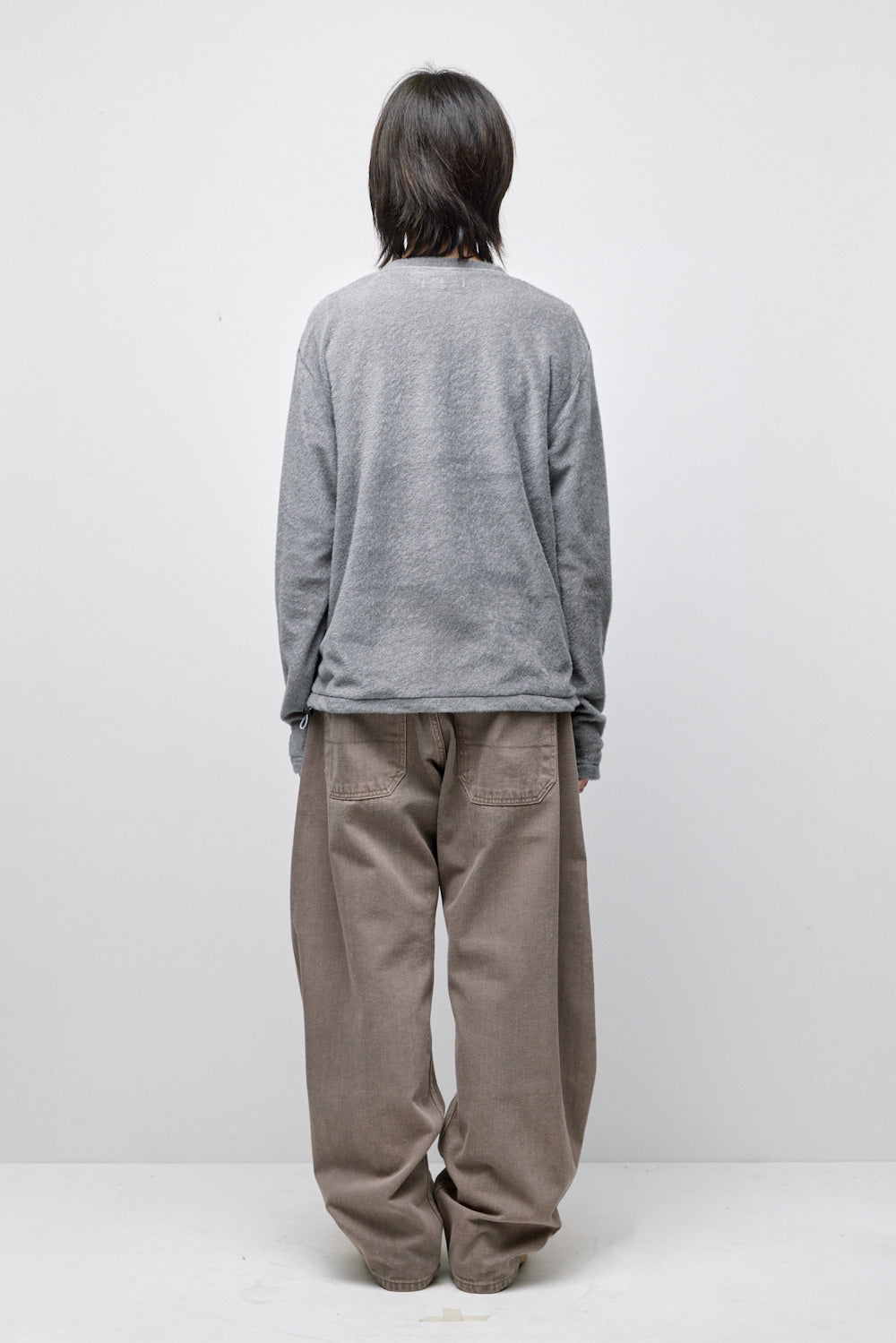 Hatchingroom - Fuzzy Mesh Tee Light (Grey) product image 9 | TRAB K-Fashion Australia