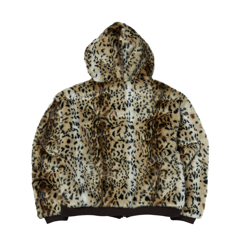 Thug Club - TC Leopard Fur Jacket (Yellow/Black) product image 2 | TRAB K-Fashion Australia
