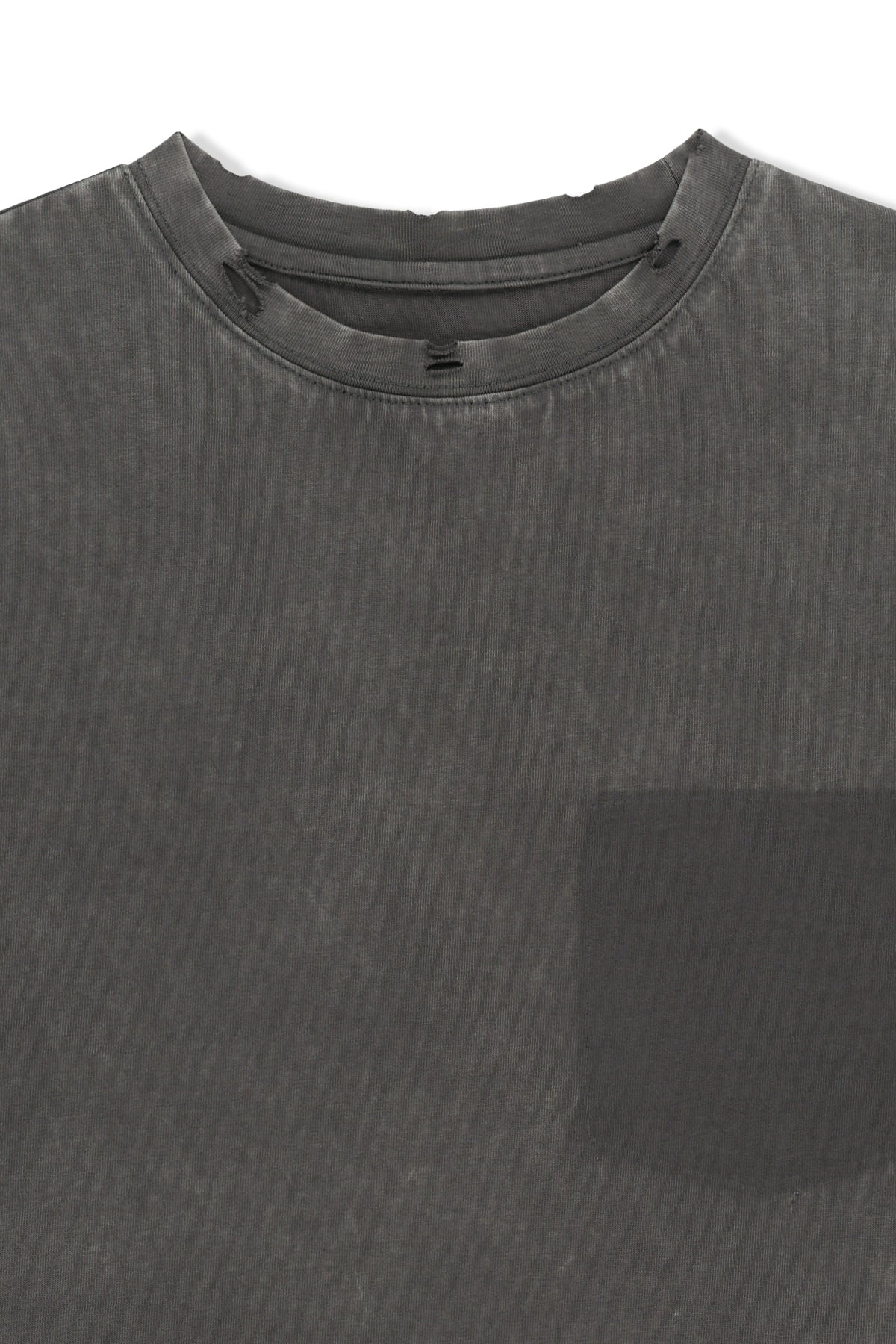Matin Kim - Vintage Washed Calligraphy Back Logo Top (Charcoal) product image 3 | TRAB K-Fashion Australia