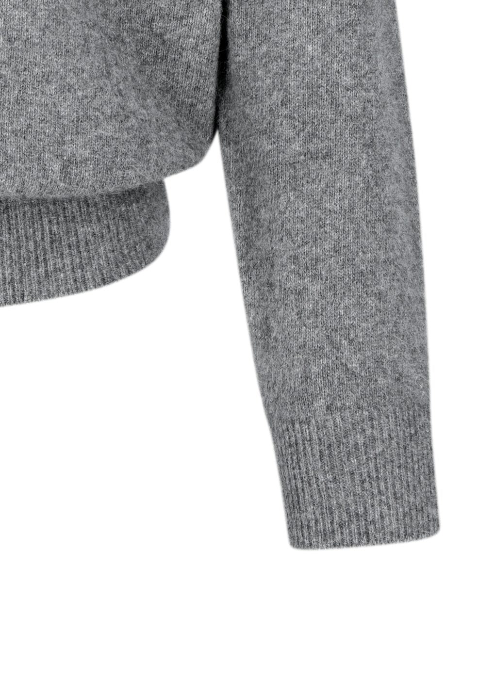 Amomento - Racoon v-neck knit (Grey) product image 11 | TRAB K-Fashion Australia