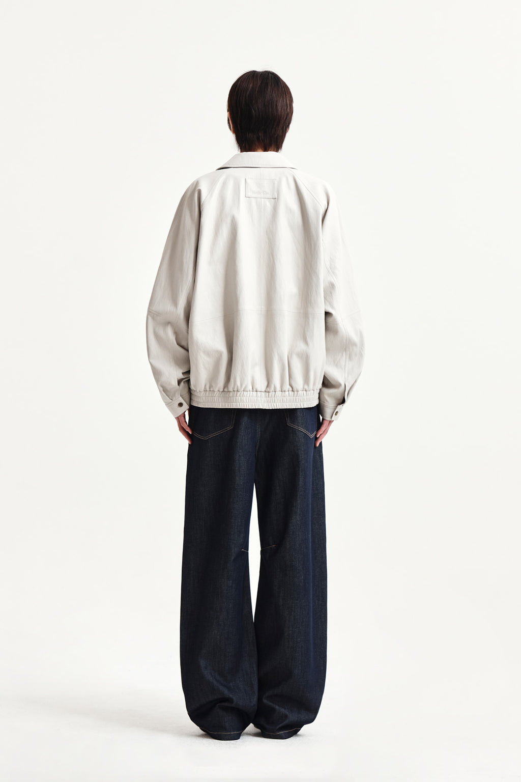 Matin Kim - Dart Point Denim Pants (Dark Navy) product image 12 | TRAB K-Fashion Australia