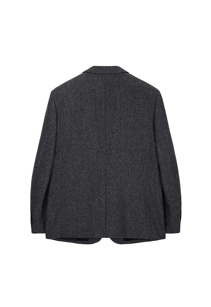 Tonywack - Signature 2-Button Blazer (Donegal Tweed Grey) product image 7 | TRAB K-Fashion Australia