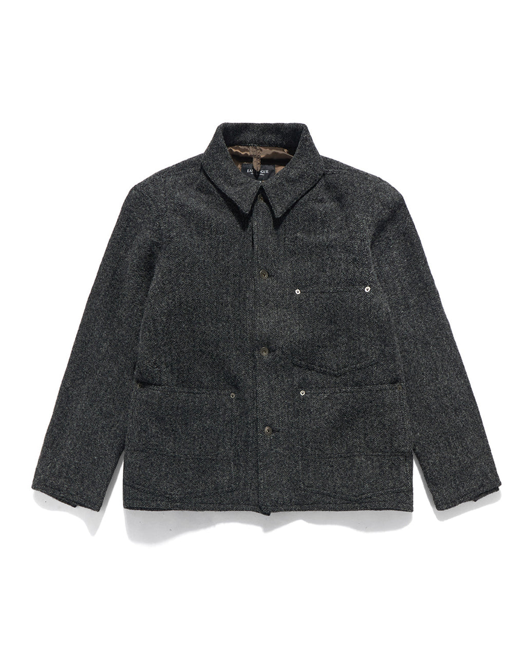 Eastlogue - Railman Work Jacket (Black Wool Herringbone) product image 5 | TRAB K-Fashion Australia