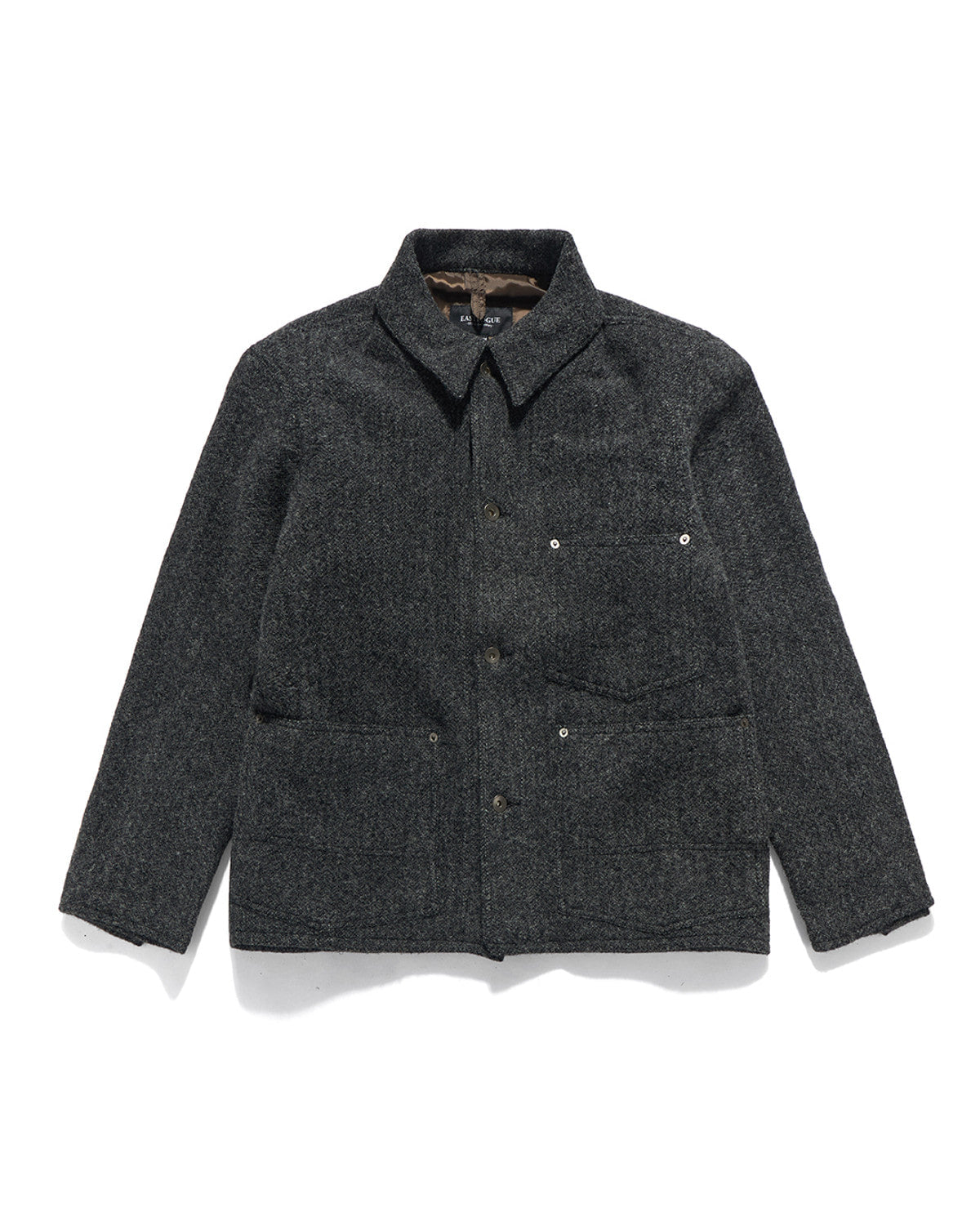 Eastlogue - Railman Work Jacket (Black Wool Herringbone) product image 5 | TRAB K-Fashion Australia