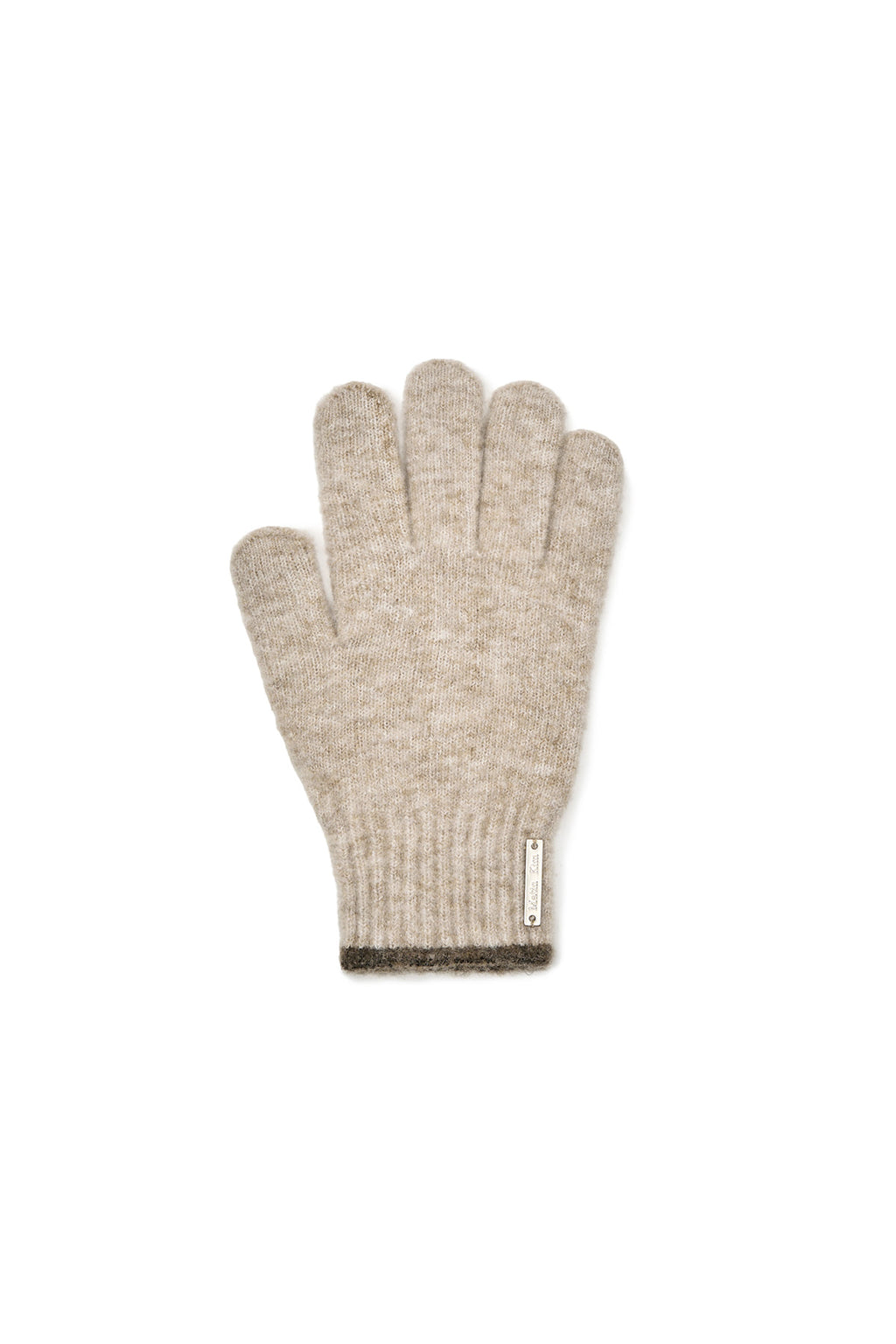 Matin Kim - Boucle Knit Gloves (Beige) product image 2 | TRAB K-Fashion Australia