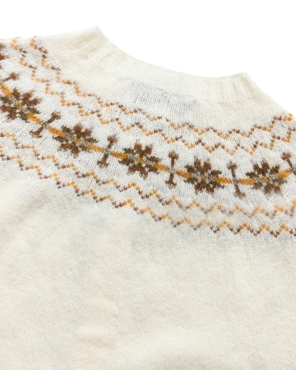 Eastlogue - Fair Isle Yoke Hb Cardigan (Snow White) product image 4 | TRAB K-Fashion Australia