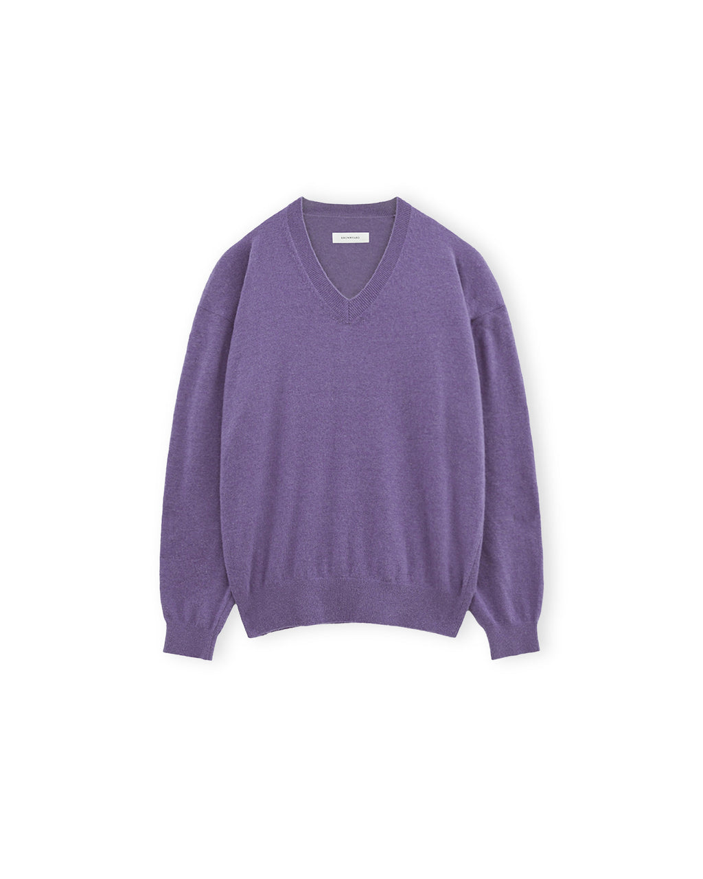 Brownyard - Extra Super Fine V Neck Knit (Purple) product image 5 | TRAB K-Fashion Australia