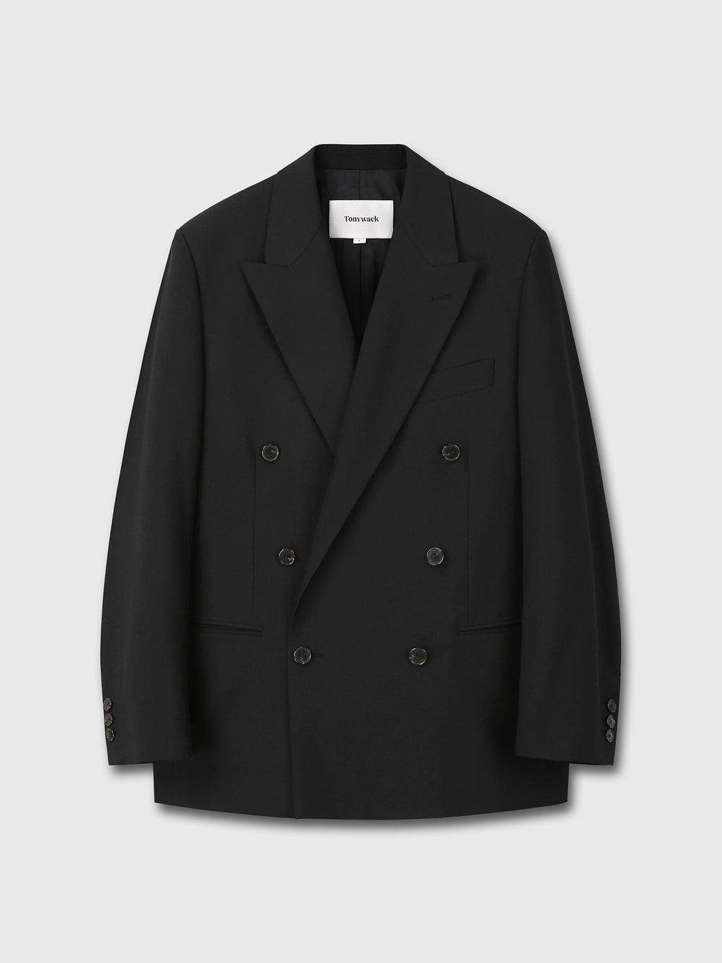 Tonywack - Light Wool Oversized Blazer (Black) product image 7 | TRAB K-Fashion Australia