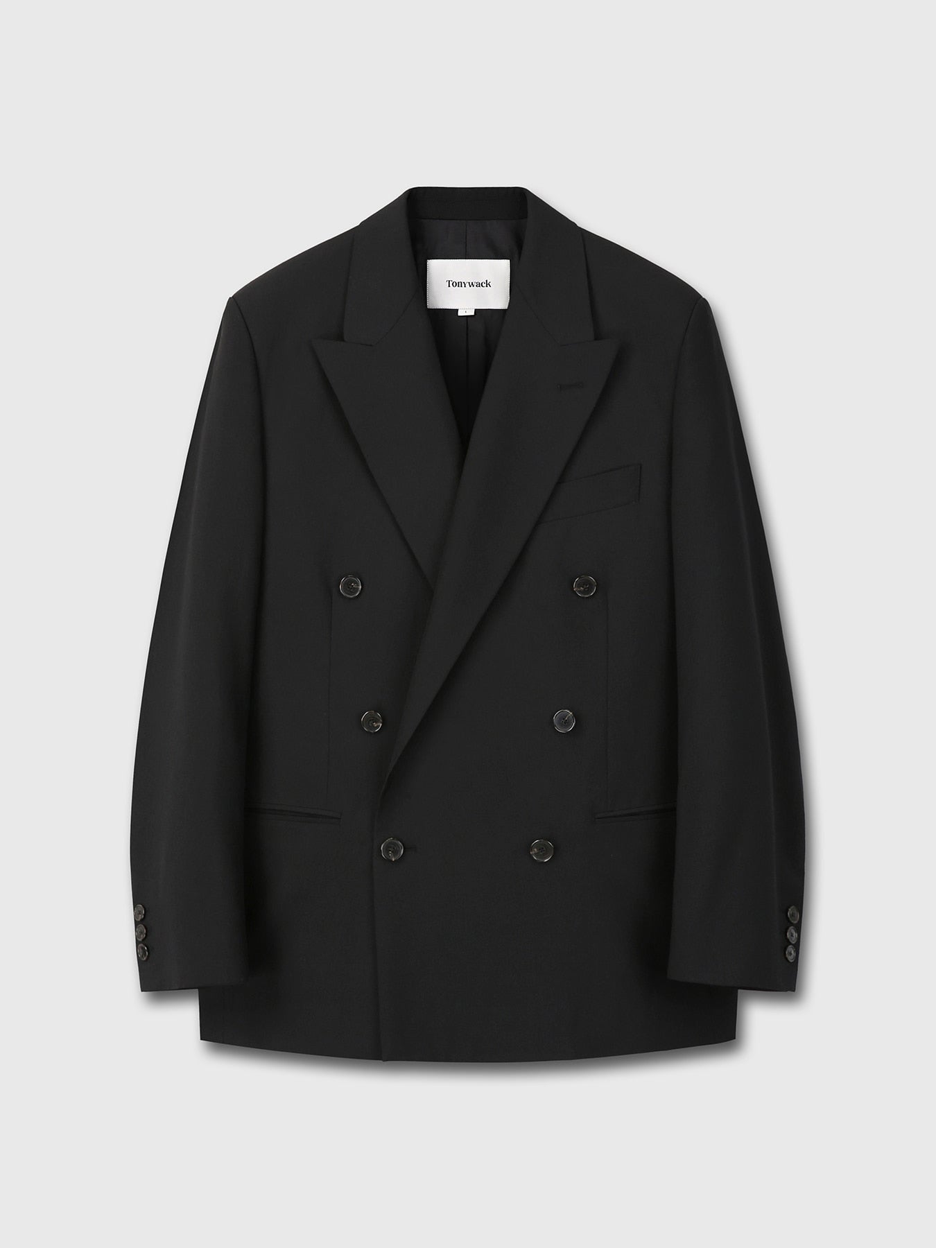 Tonywack - Light Wool Oversized Blazer (Black) product image 7 | TRAB K-Fashion Australia