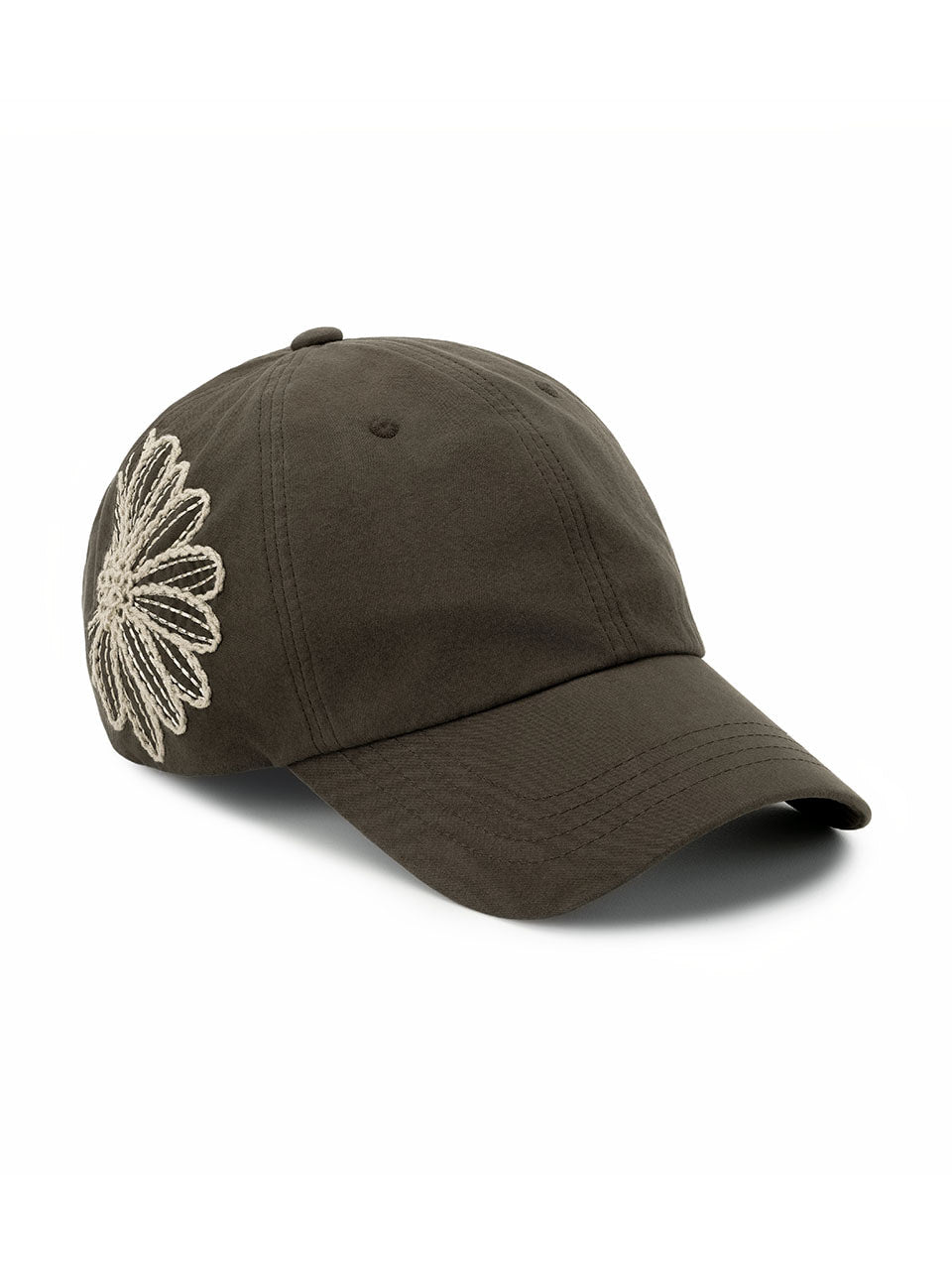 Mardi Mercredi - [Pre-Order – Ships October 2] Cap Flower (Brown) product image 1 | TRAB K-Fashion Australia