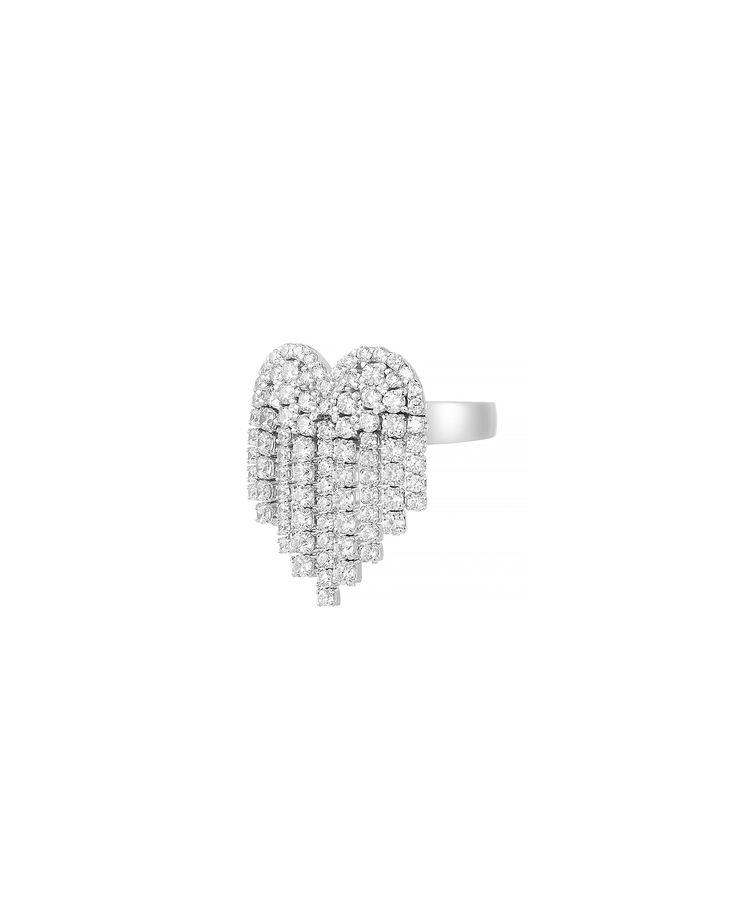 Numbering - Crystal Drop Heart Ring #3515 product image 5 | TRAB K-Fashion Australia
