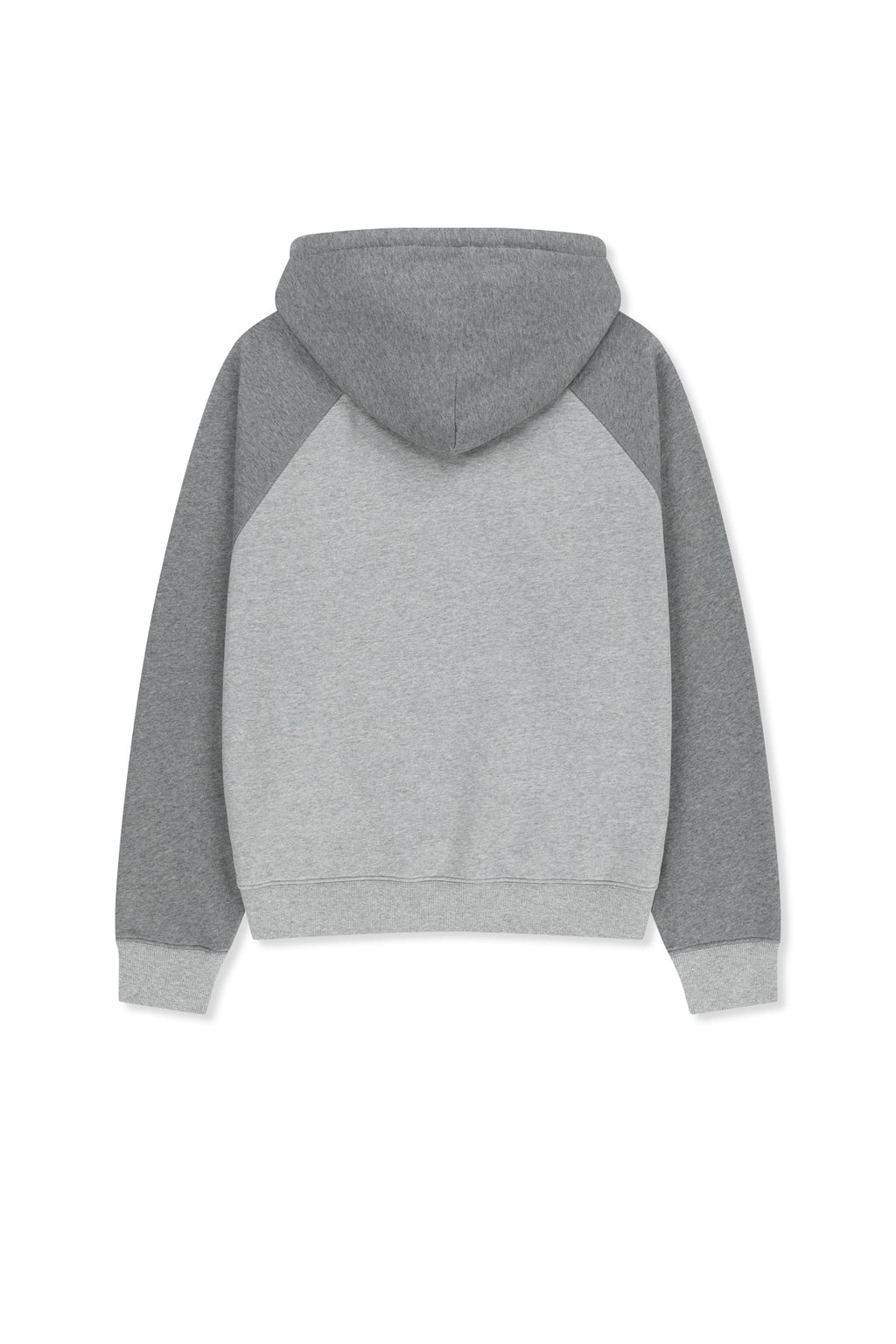Matin Kim - Color Block Logo Hoody Top (Grey) product image 2 | TRAB K-Fashion Australia