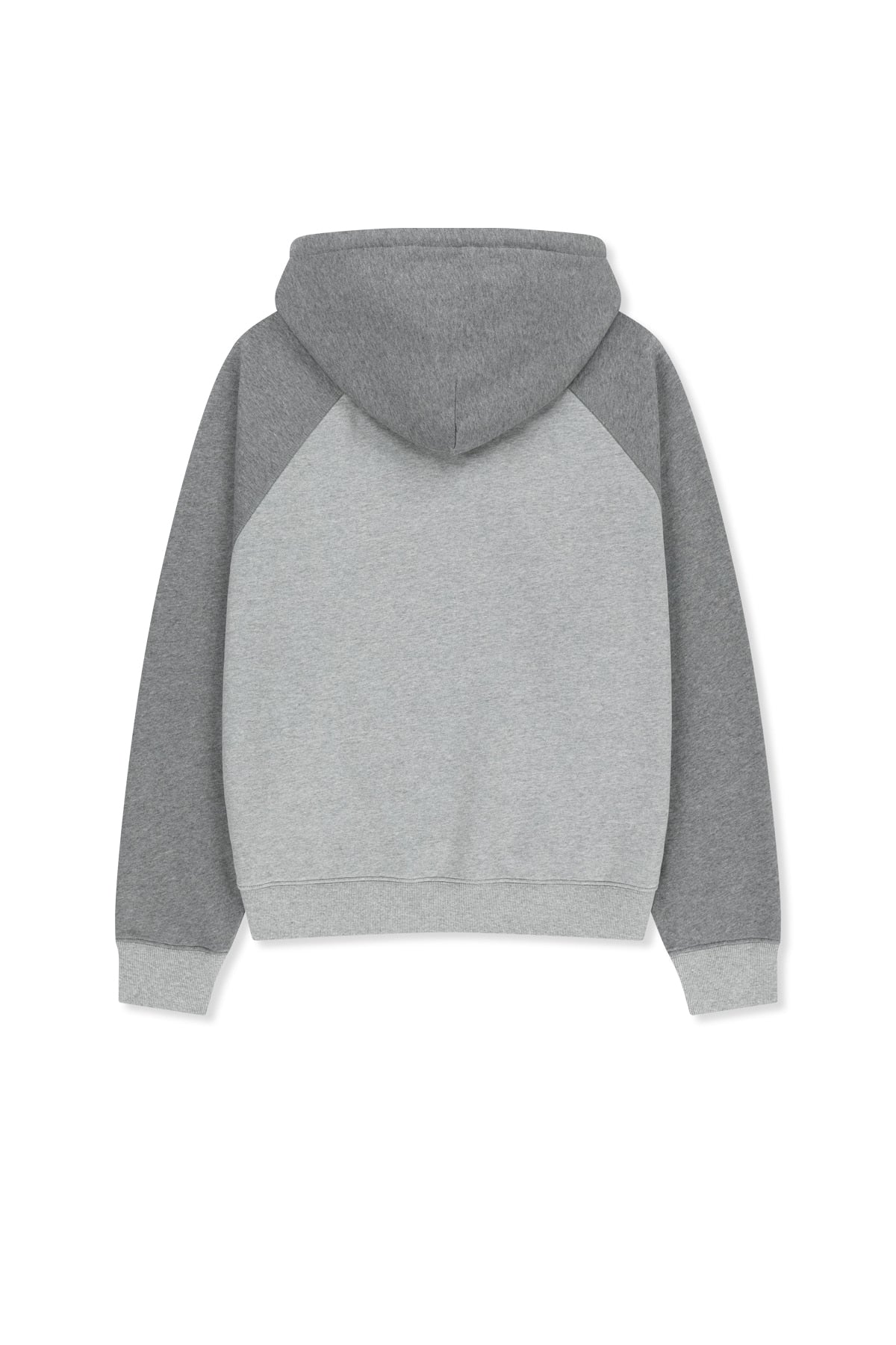 Matin Kim - Color Block Logo Hoody Top (Grey) product image 2 | TRAB K-Fashion Australia