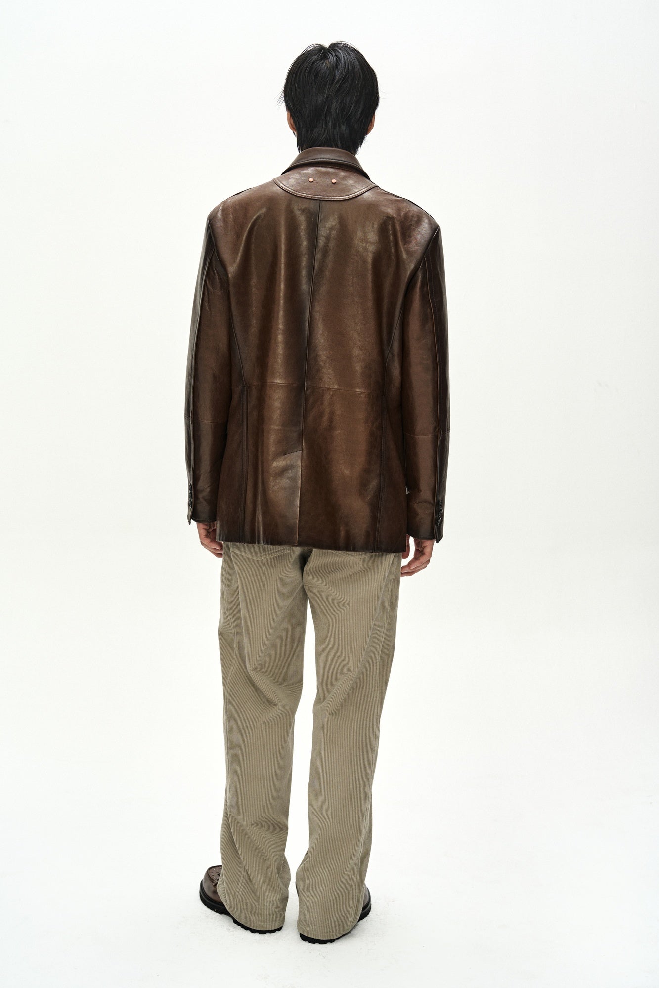 Andersson Bell - Unisex Soho Leather Jacket (brown) (Brown) product image 5 | TRAB K-Fashion Australia