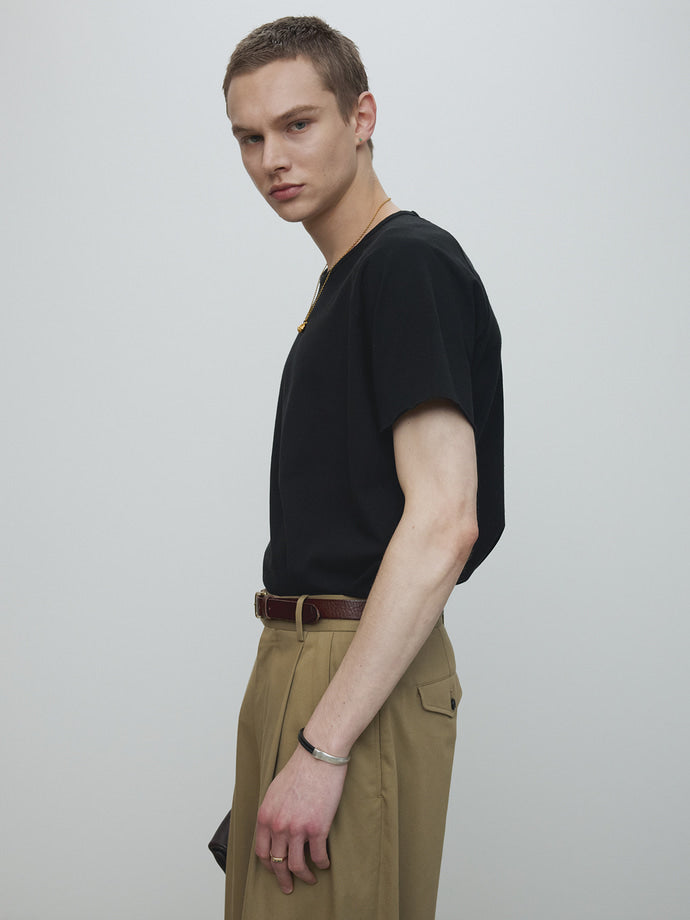 Tonywack - Raw Edge Washed T-Shirt (Black) product image 5 | TRAB K-Fashion Australia