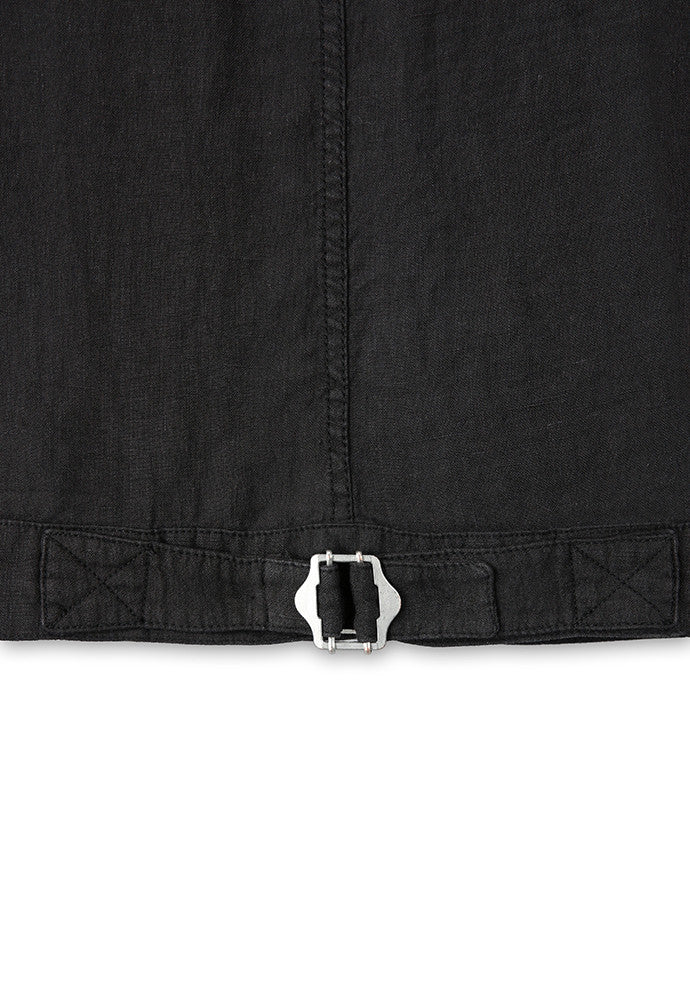 Art if acts - Linen Trucker Jacket (Black) product image 12 | TRAB K-Fashion Australia