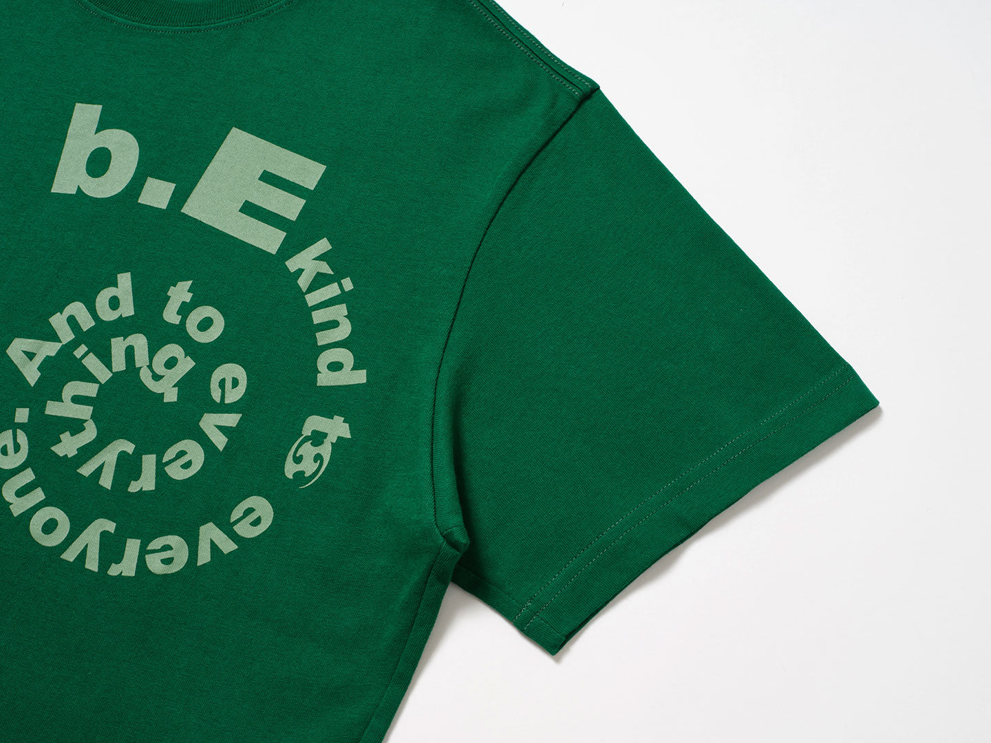 San San Gear - San San X B.E Swirl T-Shirt (Green) product image 5 | TRAB K-Fashion Australia