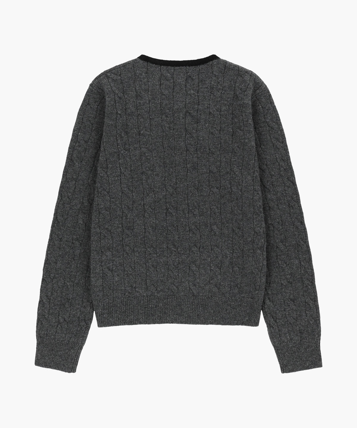 Marithe & Francois Girbaud - Ribbon Cardigan (Charcoal) product image 6 | TRAB K-Fashion Australia