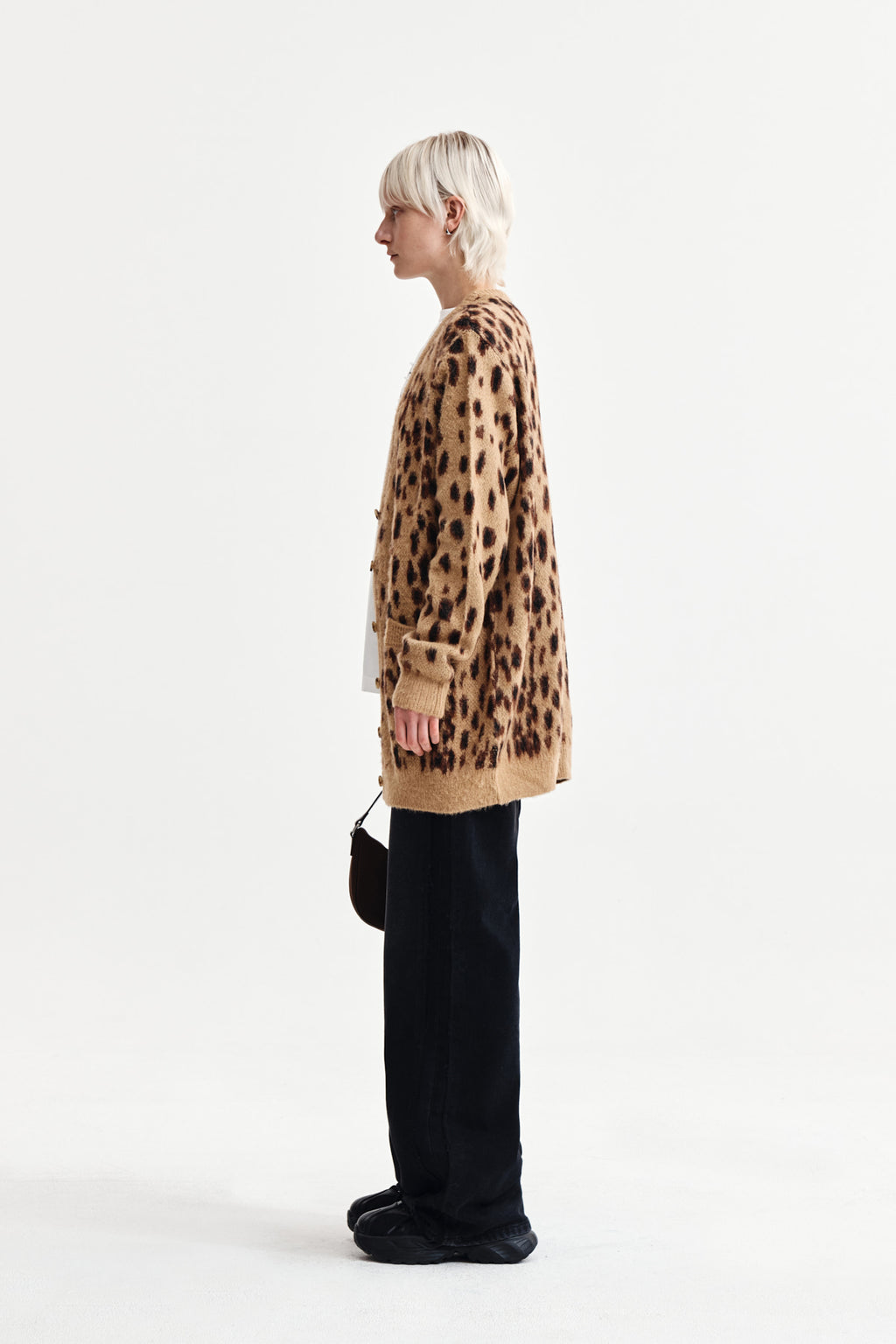 Matin Kim - Brushed Leopard Cardigan (Mix) product image 6 | TRAB K-Fashion Australia