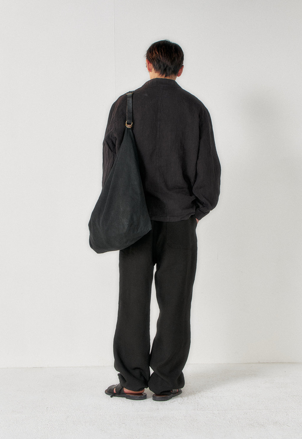 Art if acts - Linen French Work Jacket (Black) product image 5 | TRAB K-Fashion Australia