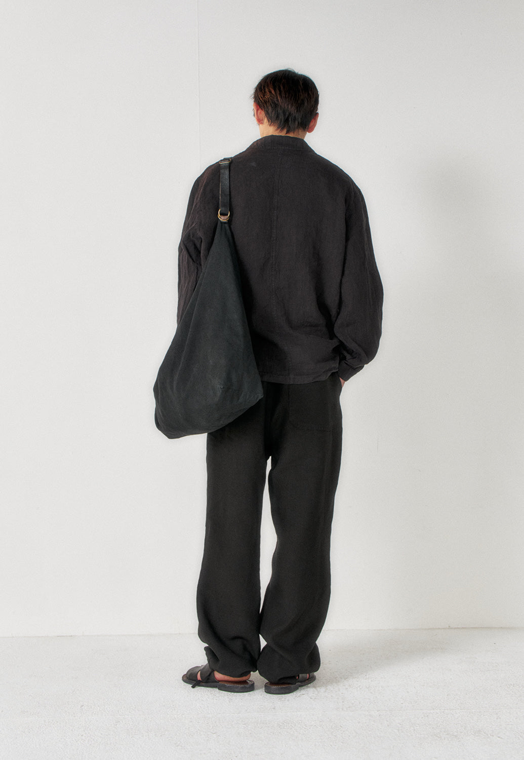 Art if acts - Linen French Work Jacket (Black) product image 5 | TRAB K-Fashion Australia