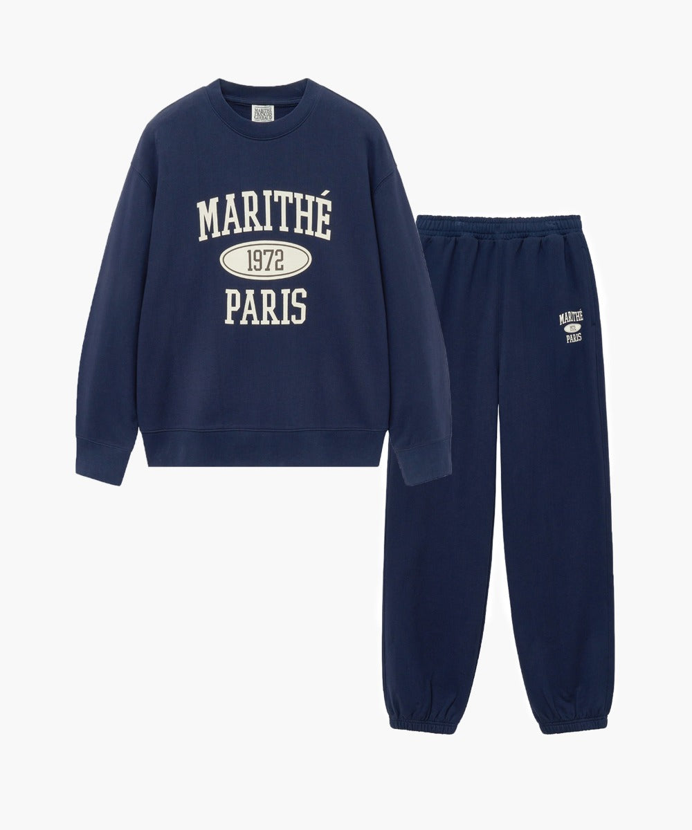 Marithe & Francois Girbaud - Marithe 1972 Sweat Set-up (Navy) product image 1 | TRAB K-Fashion Australia