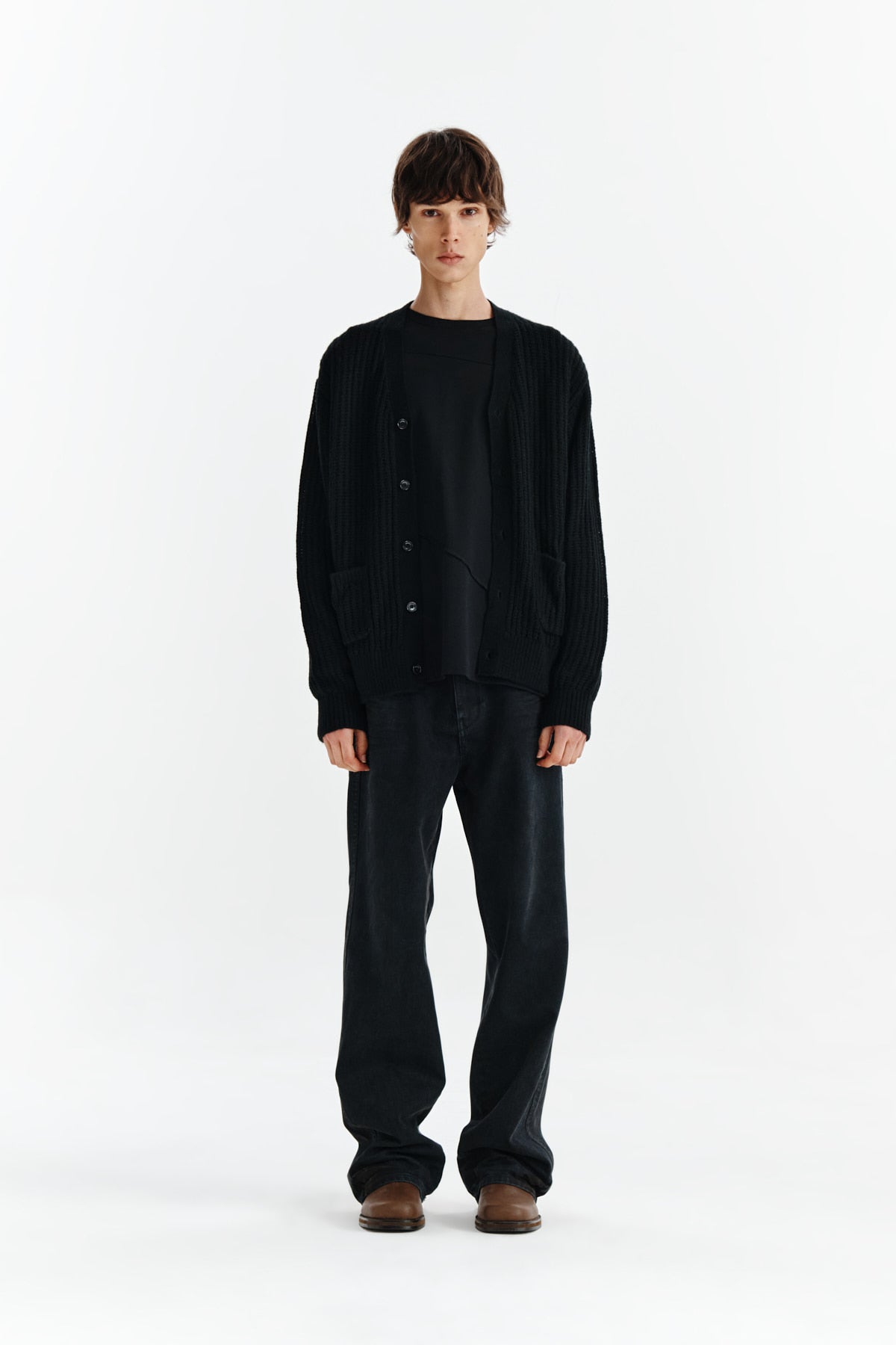 Matin Kim - Vintage Velvet Denim Pants (Navy) product image 10 | TRAB K-Fashion Australia