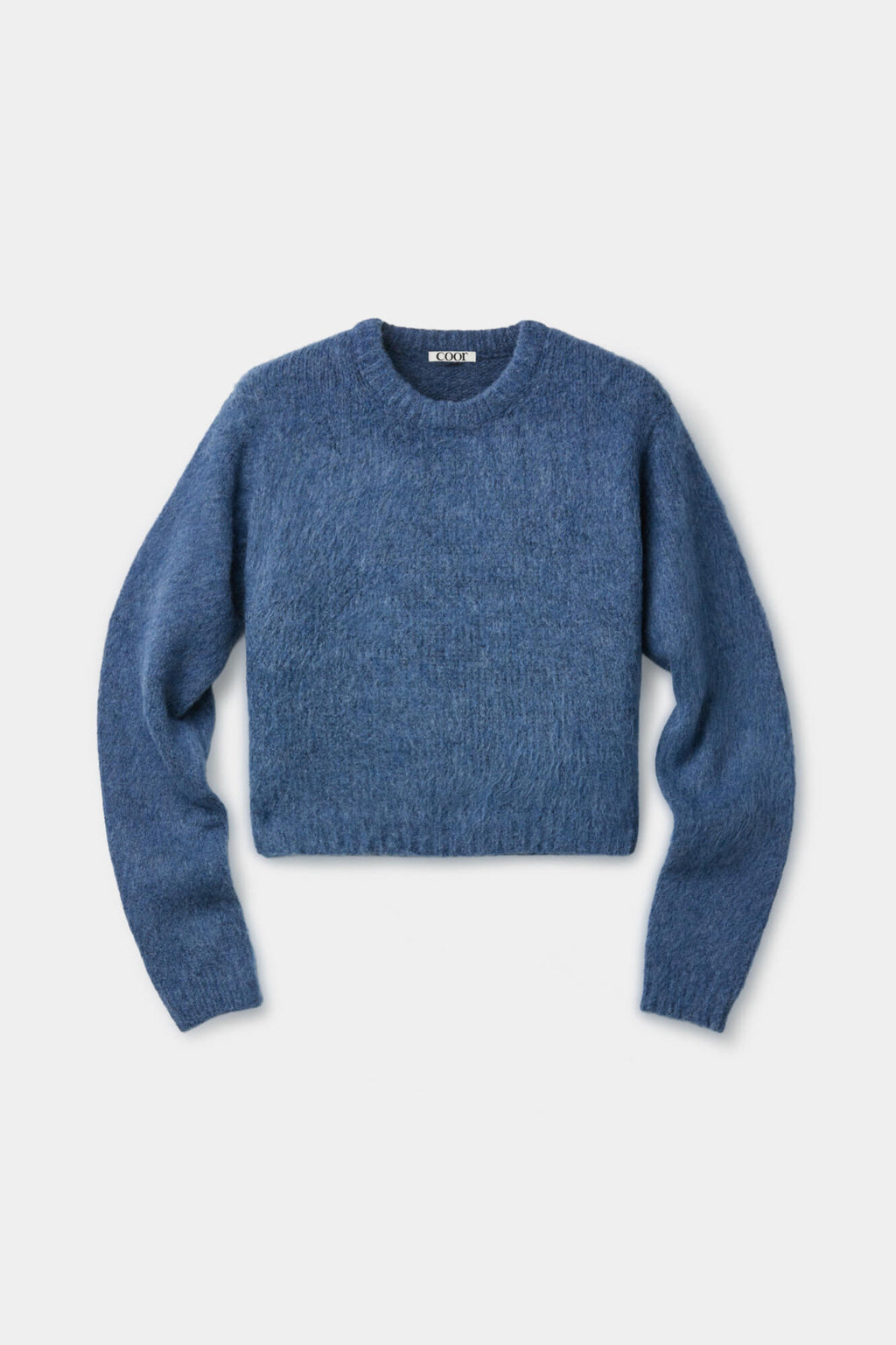 Coor - Brushed Cropped Knit (Melange Blue) product image 1 | TRAB K-Fashion Australia