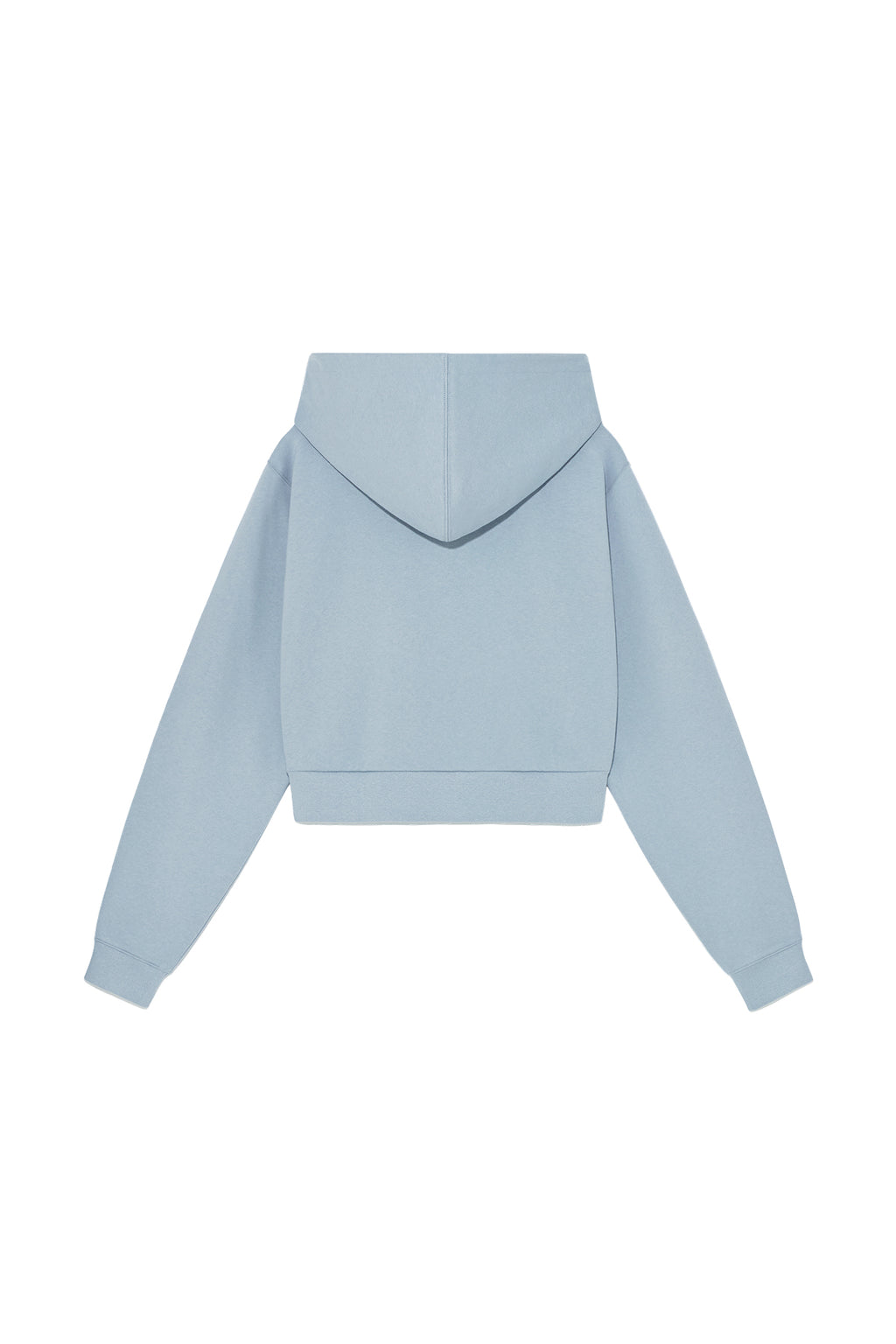 Matin Kim - Volume Pocket Crop Hoody Zip Up (Light Blue) product image 2 | TRAB K-Fashion Australia