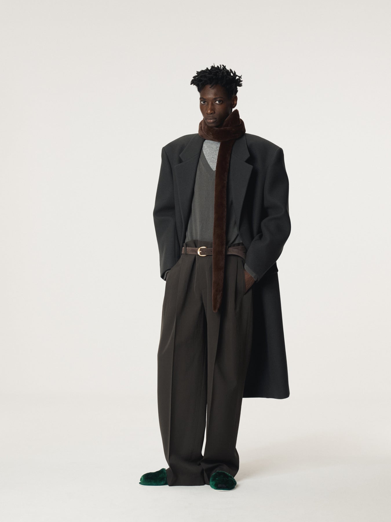 Recto - Wool Single Coat (Bluish Charcoal) product image 2 | TRAB K-Fashion Australia