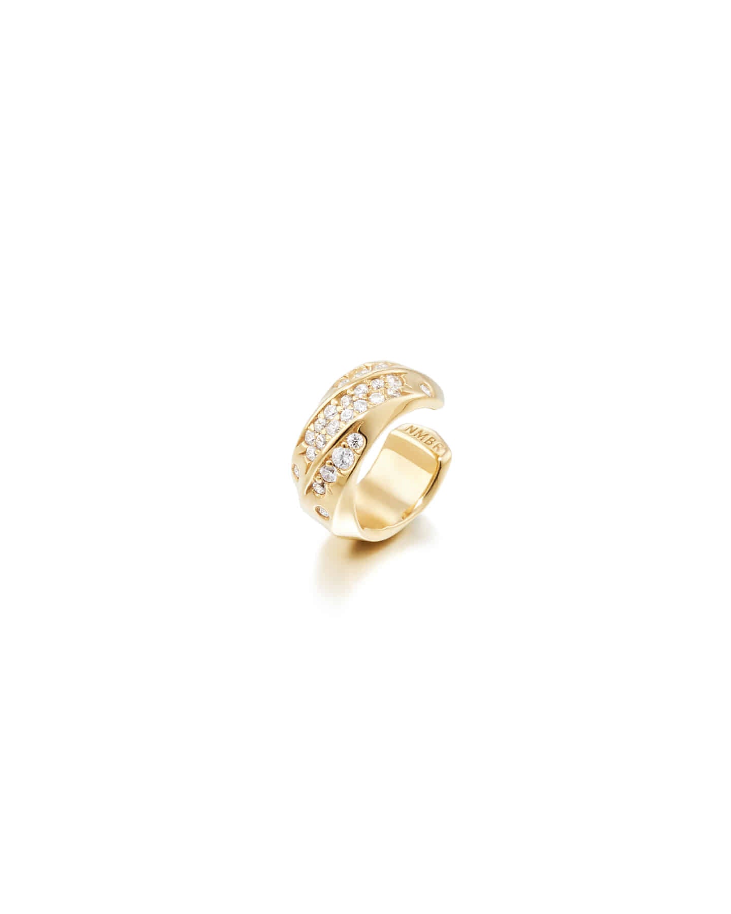 Numbering - Pave Sculpted Wave Ear Cuff #3123 product image 7 | TRAB K-Fashion Australia