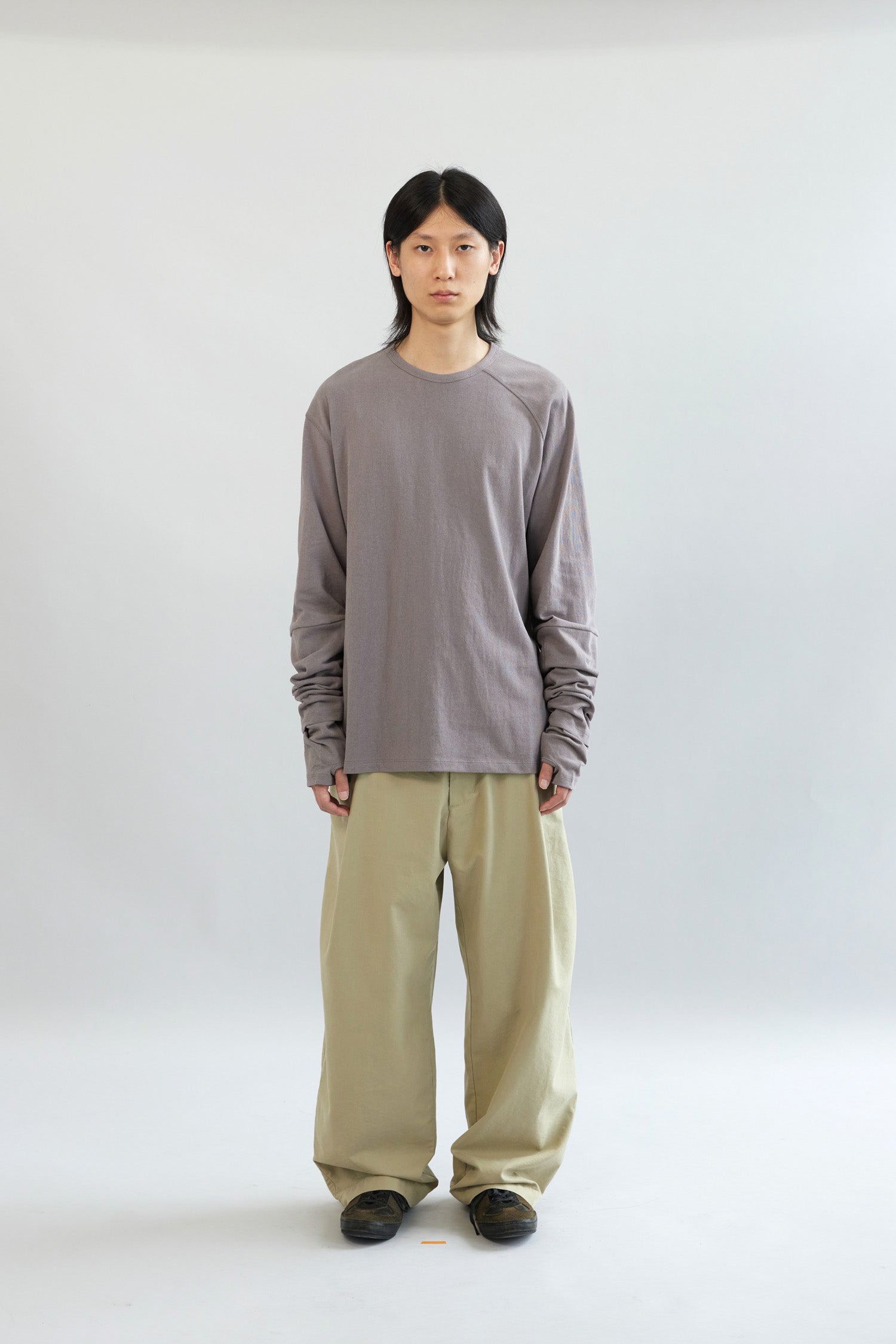 Hatchingroom - Double Sleeve Tee Rose (Grey) product image 4 | TRAB K-Fashion Australia