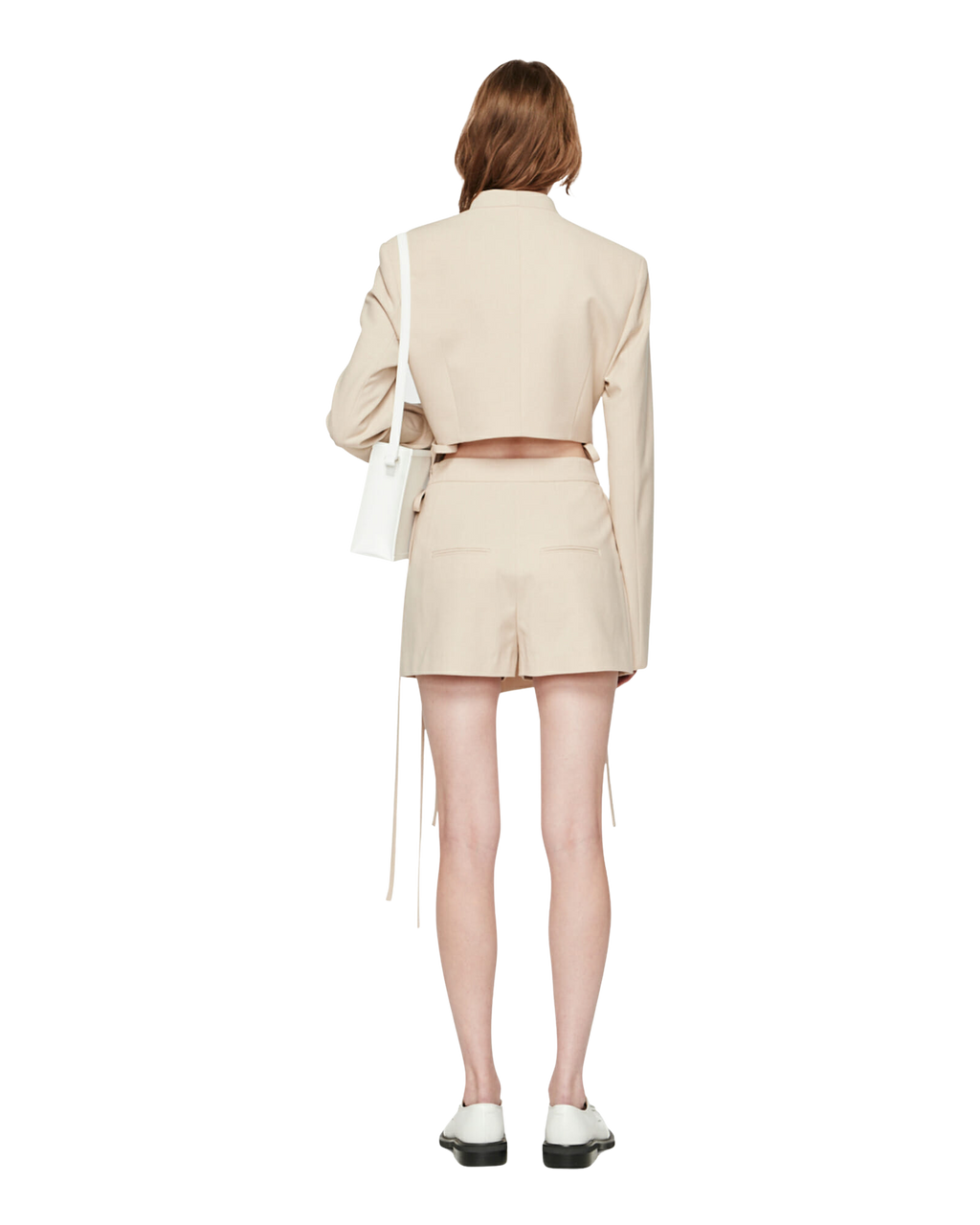 Kimhe Kim - Wrapped Tied Pants Skirt (Beige) product image 4 | TRAB K-Fashion Australia