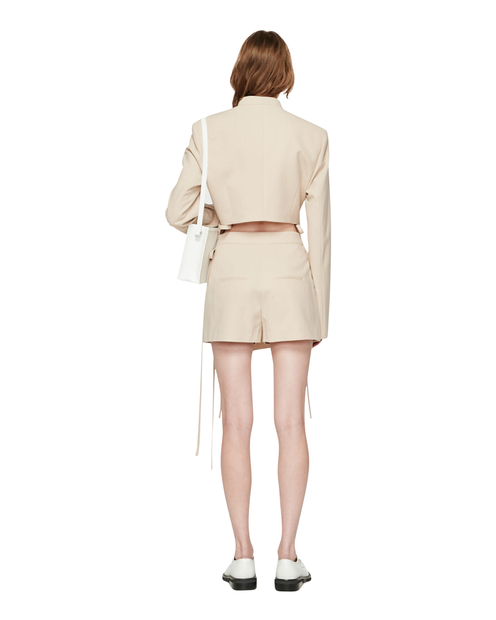 Kimhe Kim - Wrapped Tied Pants Skirt (Beige) product image 4 | TRAB K-Fashion Australia