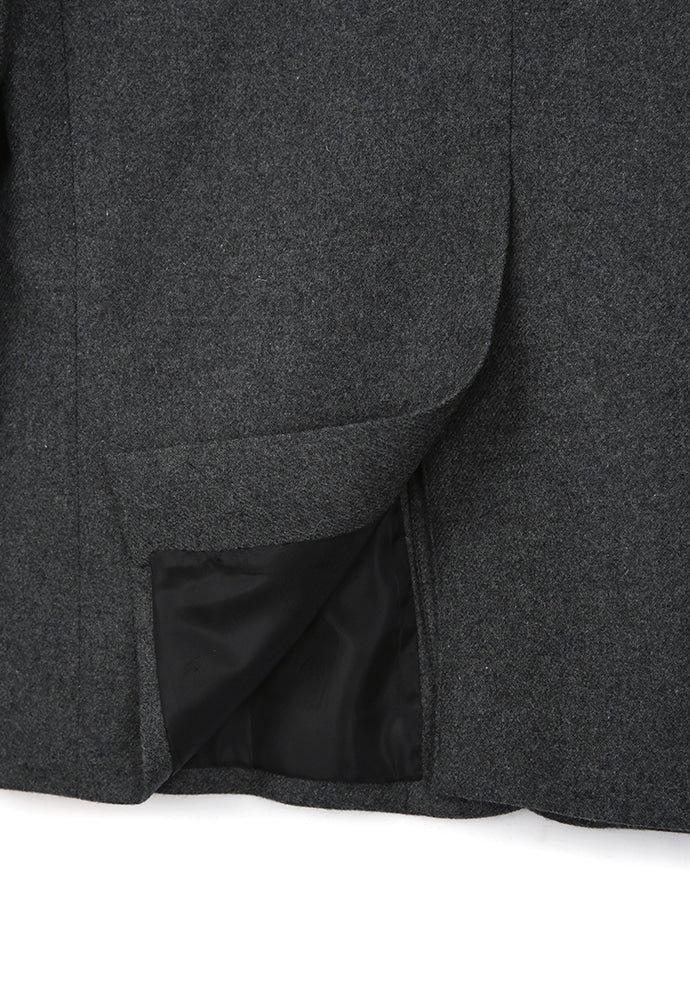 Tonywack - Italian Wool Flannel Twill Blazer (Italian Fabric) (Grey) product image 13 | TRAB K-Fashion Australia