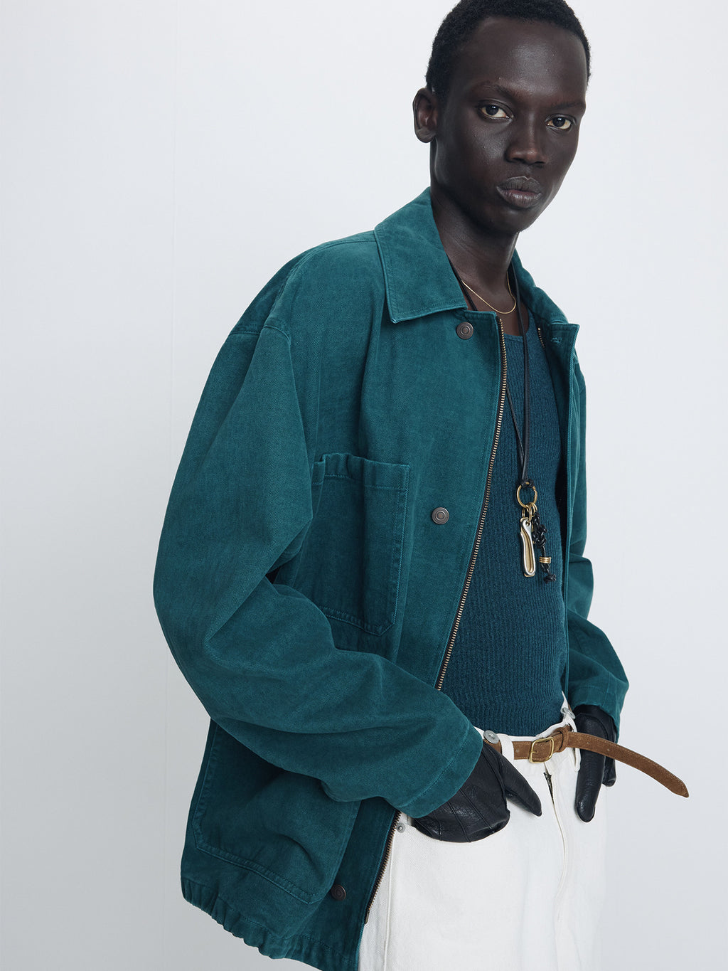 Tonywack - Brushed Cotton Barn Jacket (Green) product image 6 | TRAB K-Fashion Australia
