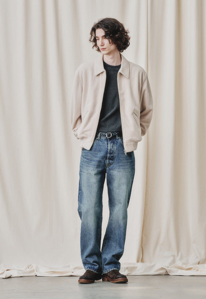 Art if acts - 70's Vintage Racing Fleece Jacket (Dove) product image 2 | TRAB K-Fashion Australia