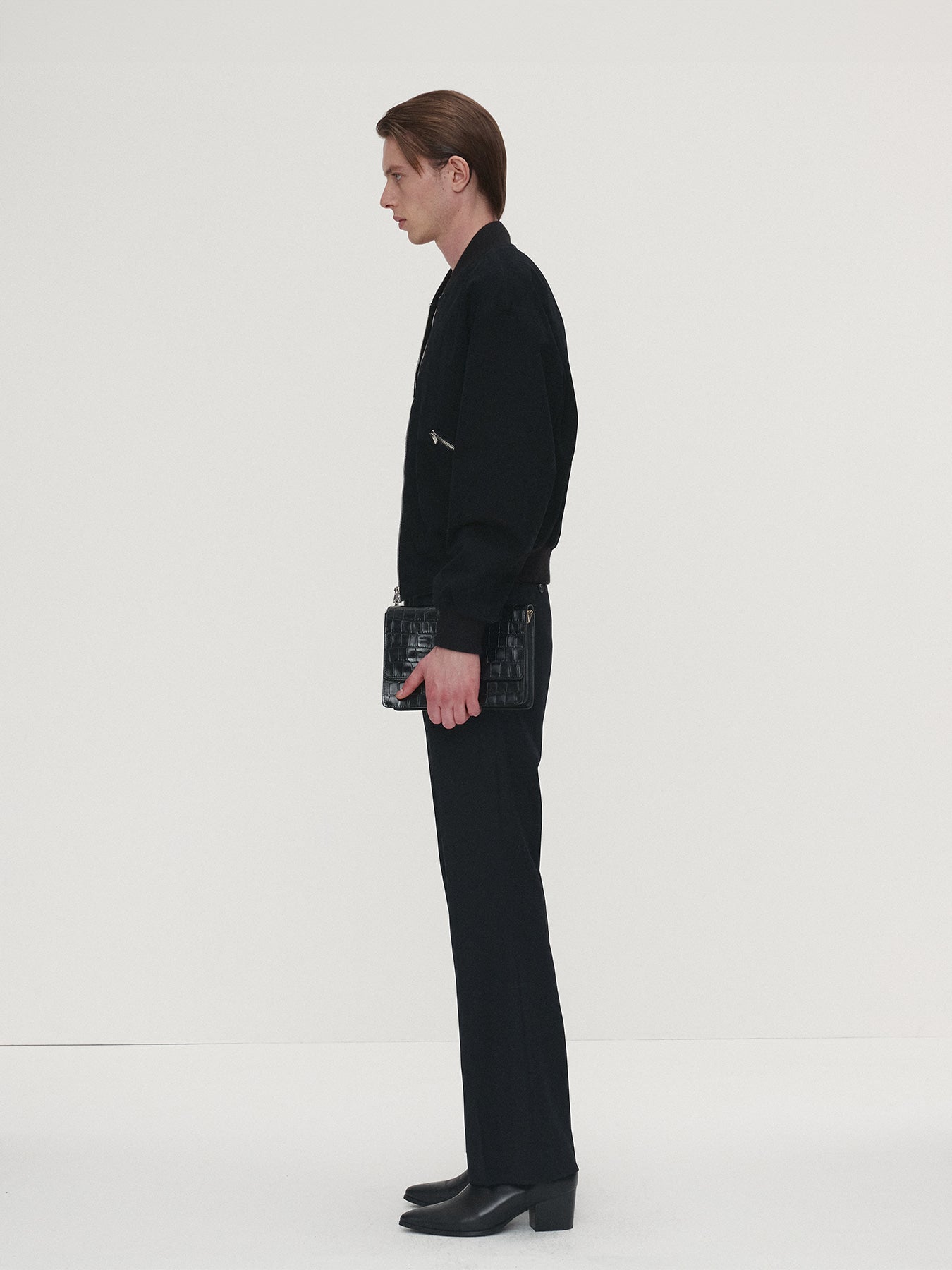 Tonywack - Garment Washed Cotton Bomber (Black) product image 2 | TRAB K-Fashion Australia