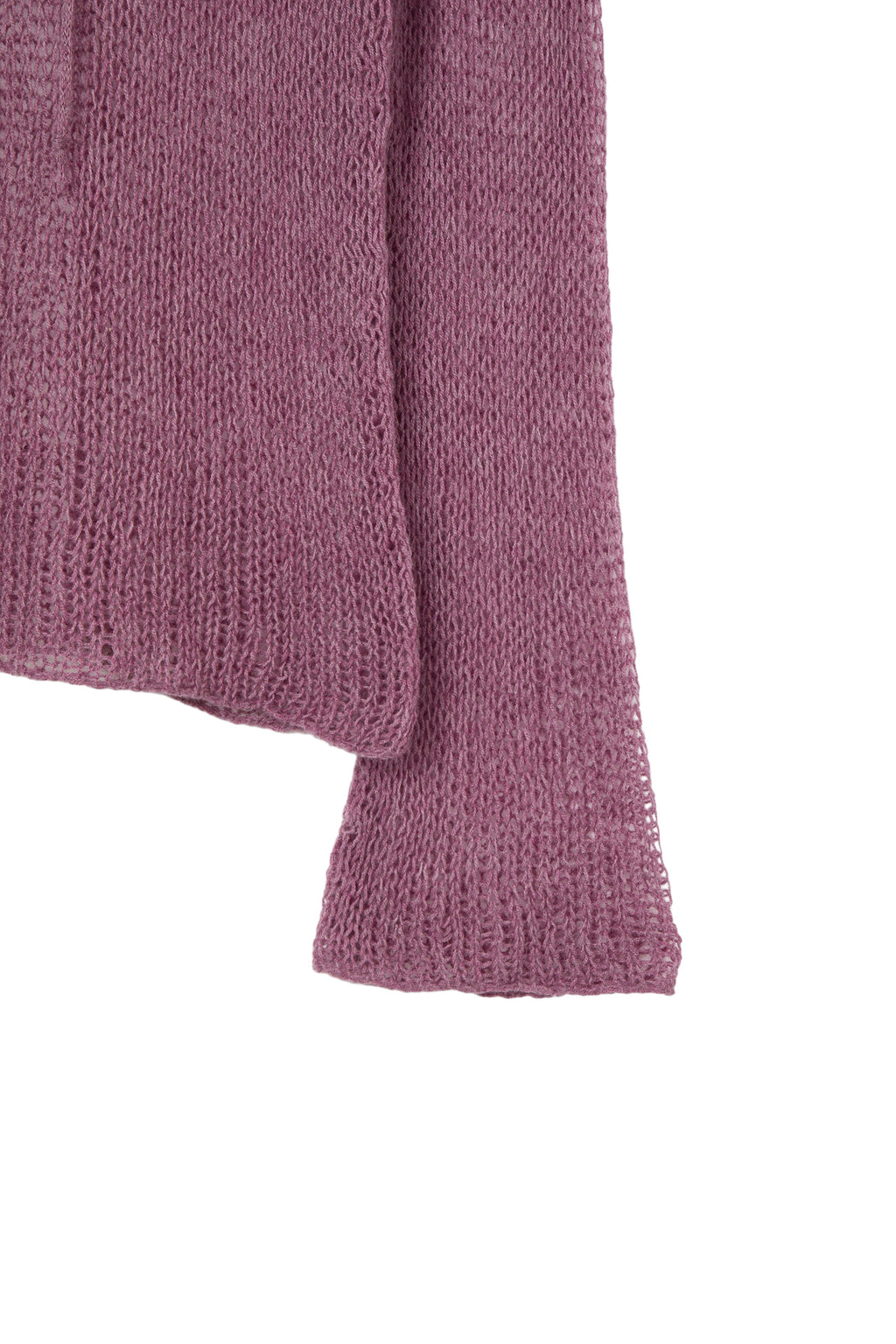 Deinet - Loose Mesh Knit Hoodie (Purple) product image 4 | TRAB K-Fashion Australia