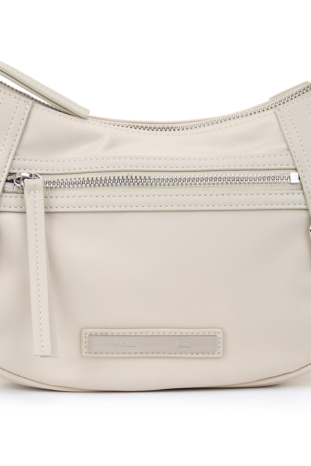 Matin Kim - Fabric Arc Hobo Bag (Light Grey) product image 4 | TRAB K-Fashion Australia