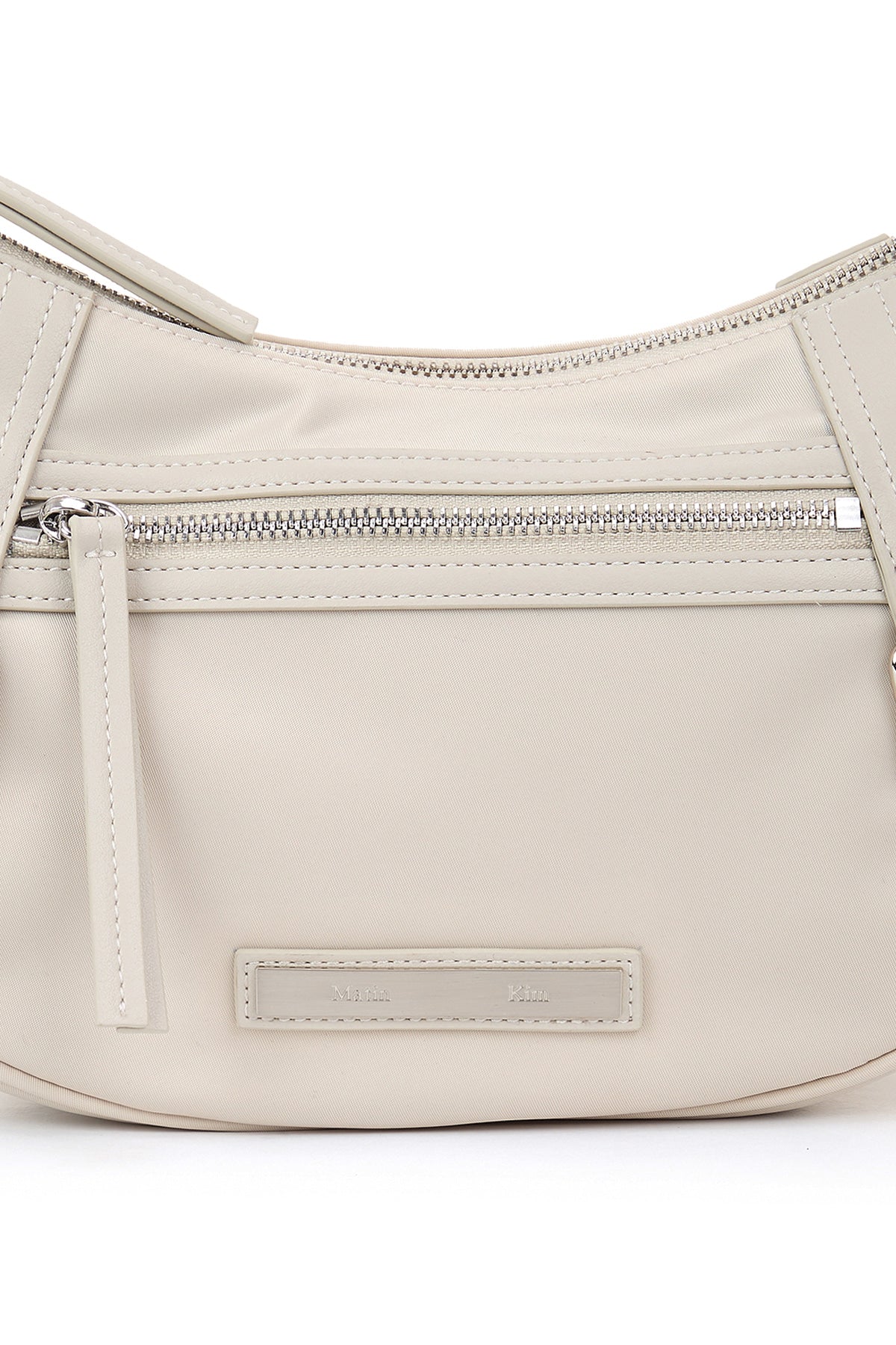 Matin Kim - Fabric Arc Hobo Bag (Light Grey) product image 4 | TRAB K-Fashion Australia