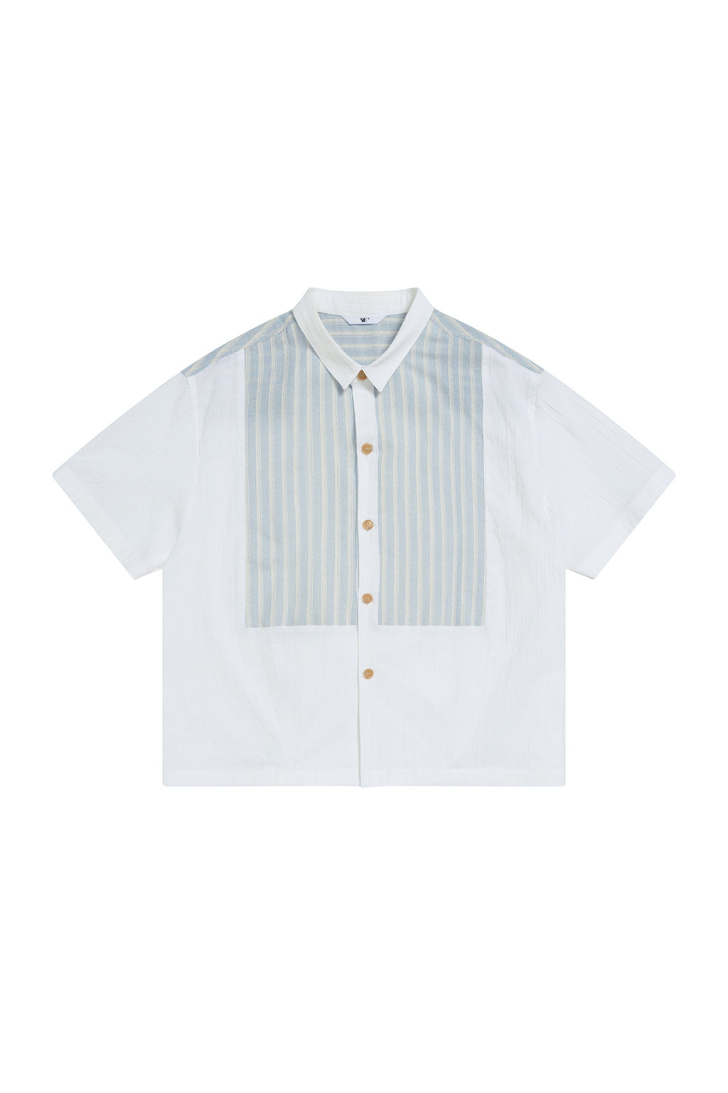 STU - Stripe Panel Shirt (White) product image 17 | TRAB K-Fashion Australia