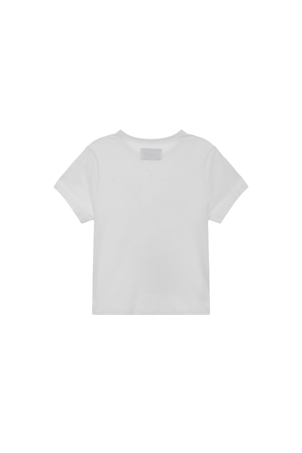 Matin Kim - Glow Printing Crop Top (White) product image 2 | TRAB K-Fashion Australia