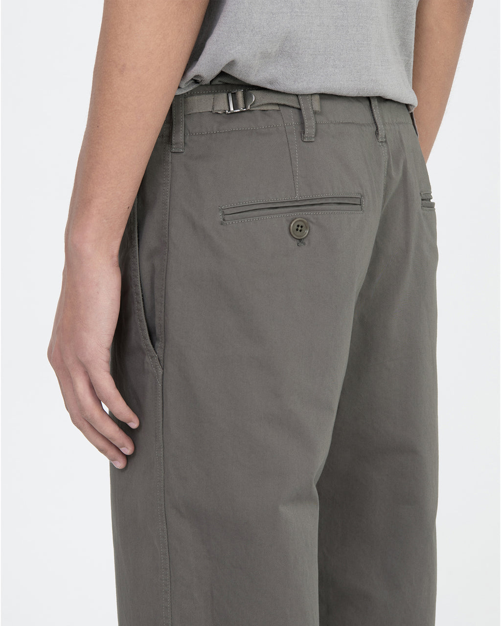 Brownyard - Essential Light Chino Pants (Olive Grey) product image 4 | TRAB K-Fashion Australia