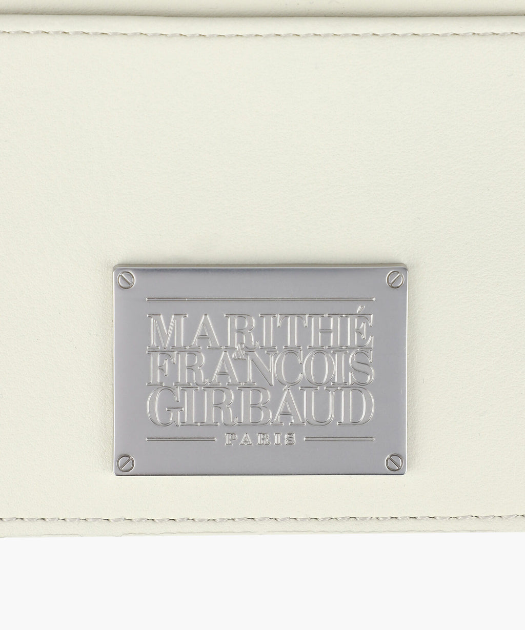 Marithe & Francois Girbaud - Classic Logo Zip Card Wallet (Ivory) product image 3 | TRAB K-Fashion Australia