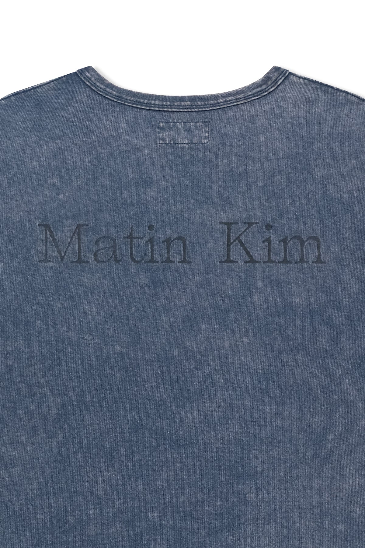 Matin Kim - Vintage Washed Pocket Top (Smoke Blue) product image 5 | TRAB K-Fashion Australia