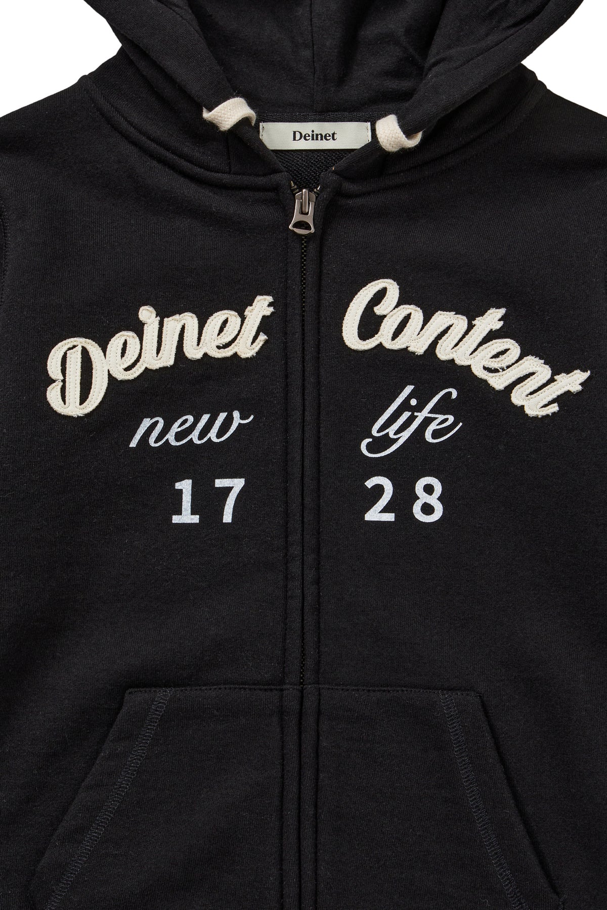 Deinet - Content Slim Hood Zip - Up (Black) product image 4 | TRAB K-Fashion Australia