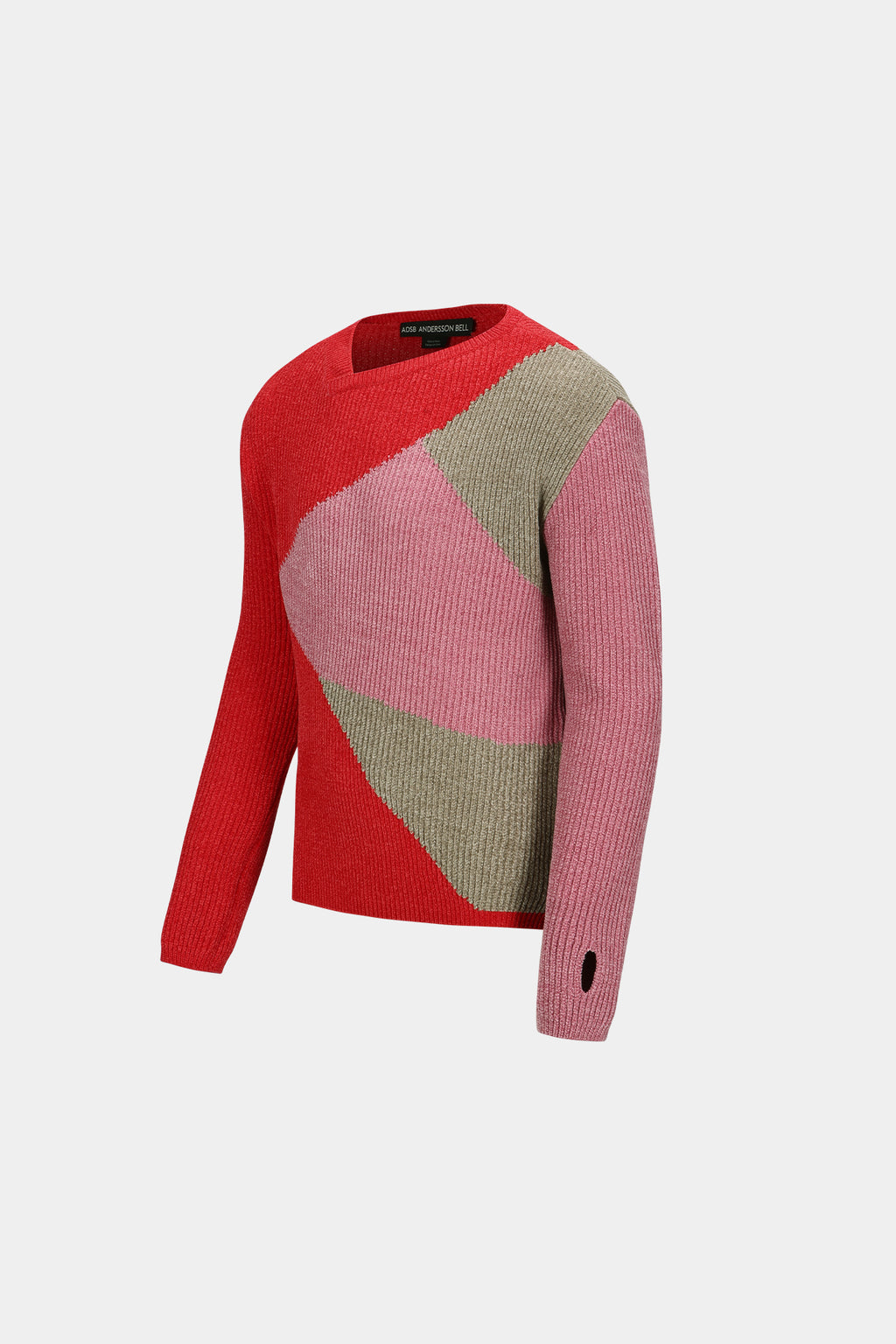 Andersson Bell - Fite Crew-Neck Sweater (Red/Pink) product image 7 | TRAB K-Fashion Australia