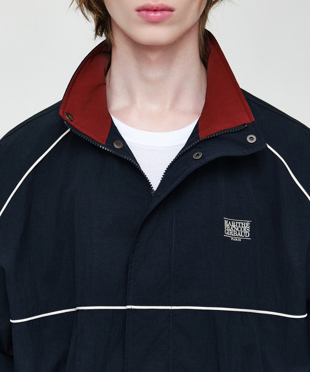 Marithe & Francois Girbaud - High Neck Wind Jacket (Navy) product image 4 | TRAB K-Fashion Australia