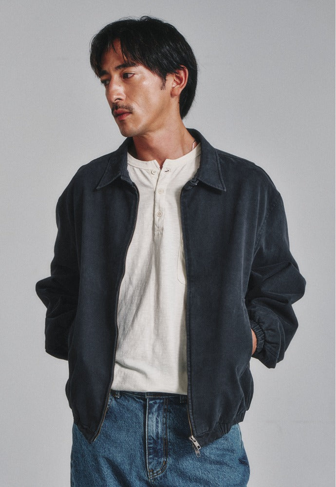 Art if acts - Washed Swing Jacket (Vintage Navy) product image 1 | TRAB K-Fashion Australia